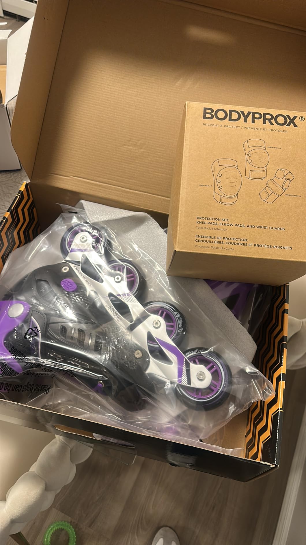 MammyGol Adults Adjustable Inline Skates, Safe and Durable Roller Skates with Giant Wheels, High Performance Professional Skates for Men Women Youth customer photo 1