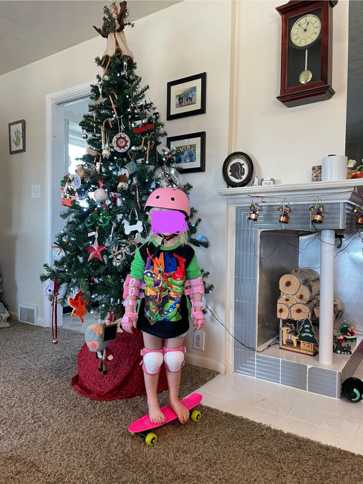 Kids Bike Helmet Set Adjustable for Children Ages 3-8 - Includes Elbow, Knee, Wrist Guards for Bikes Skateboards customer photo 2