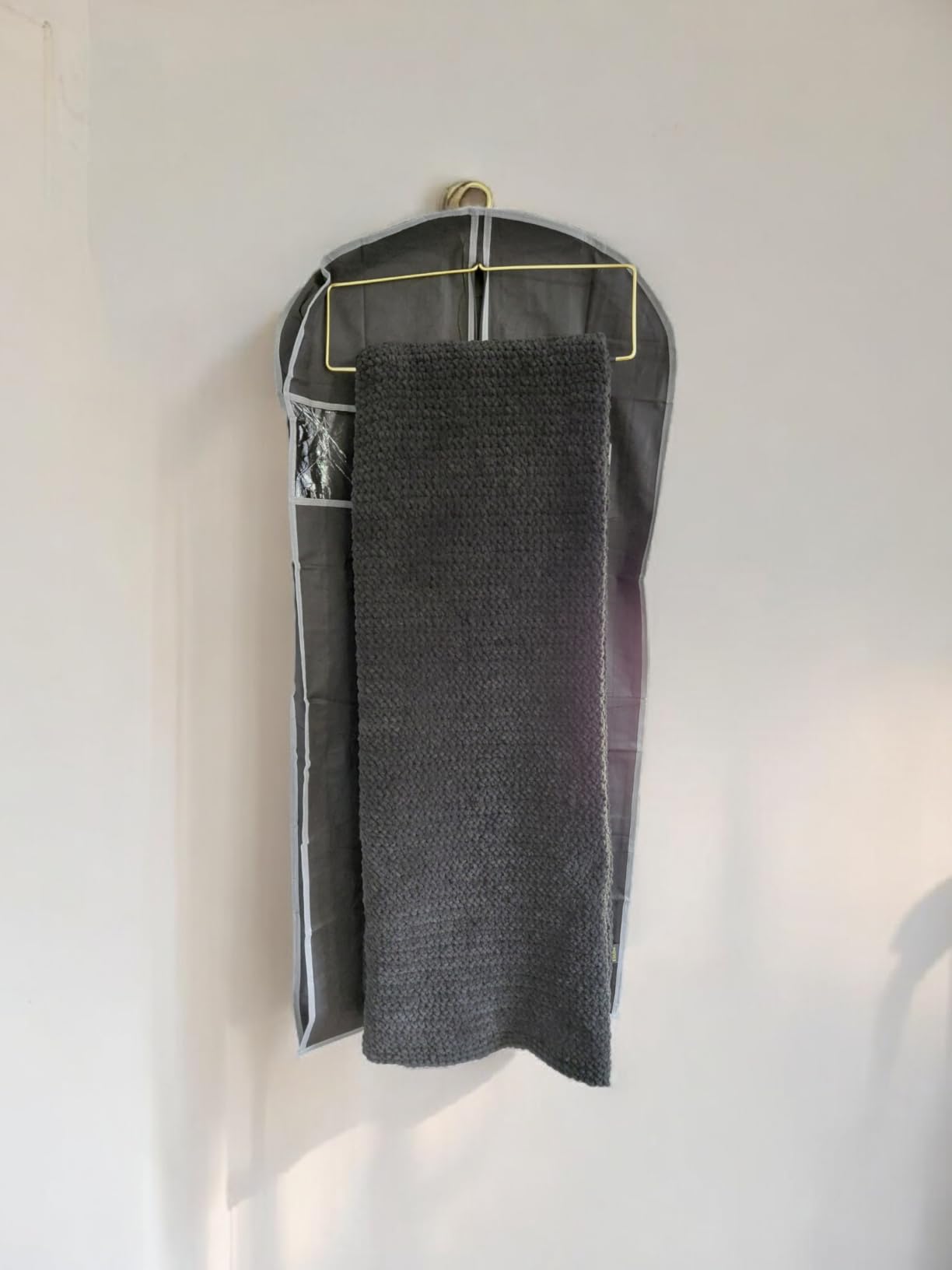 BALEINE 1PK Heavy Duty Garment Bag with Shoe Storage Travel Bag for Dresses, Suit, Coats Travel Essential (43