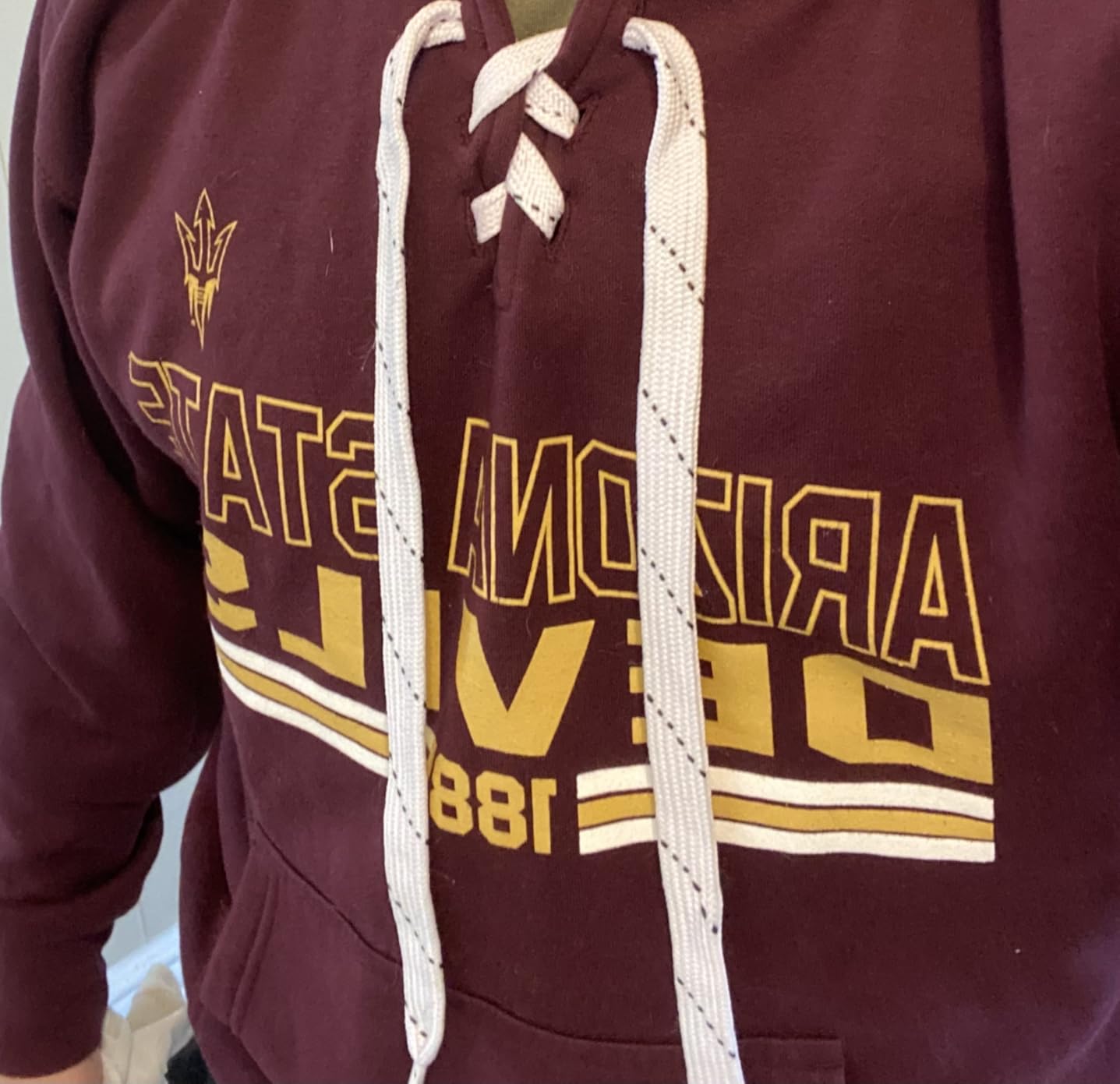 NCAA mens Ncaa Officially Licensed Hockey Hooded Sweatshirt customer photo 1