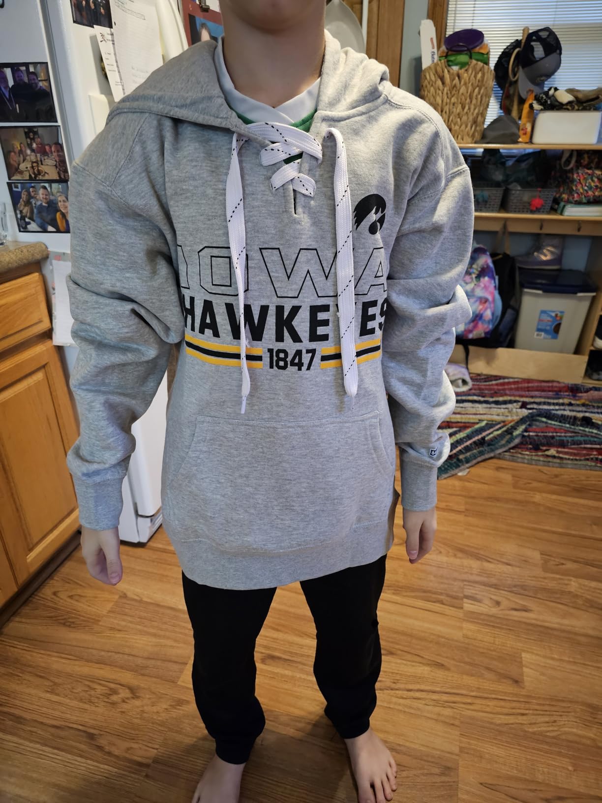 NCAA mens Ncaa Officially Licensed Hockey Hooded Sweatshirt customer photo 2