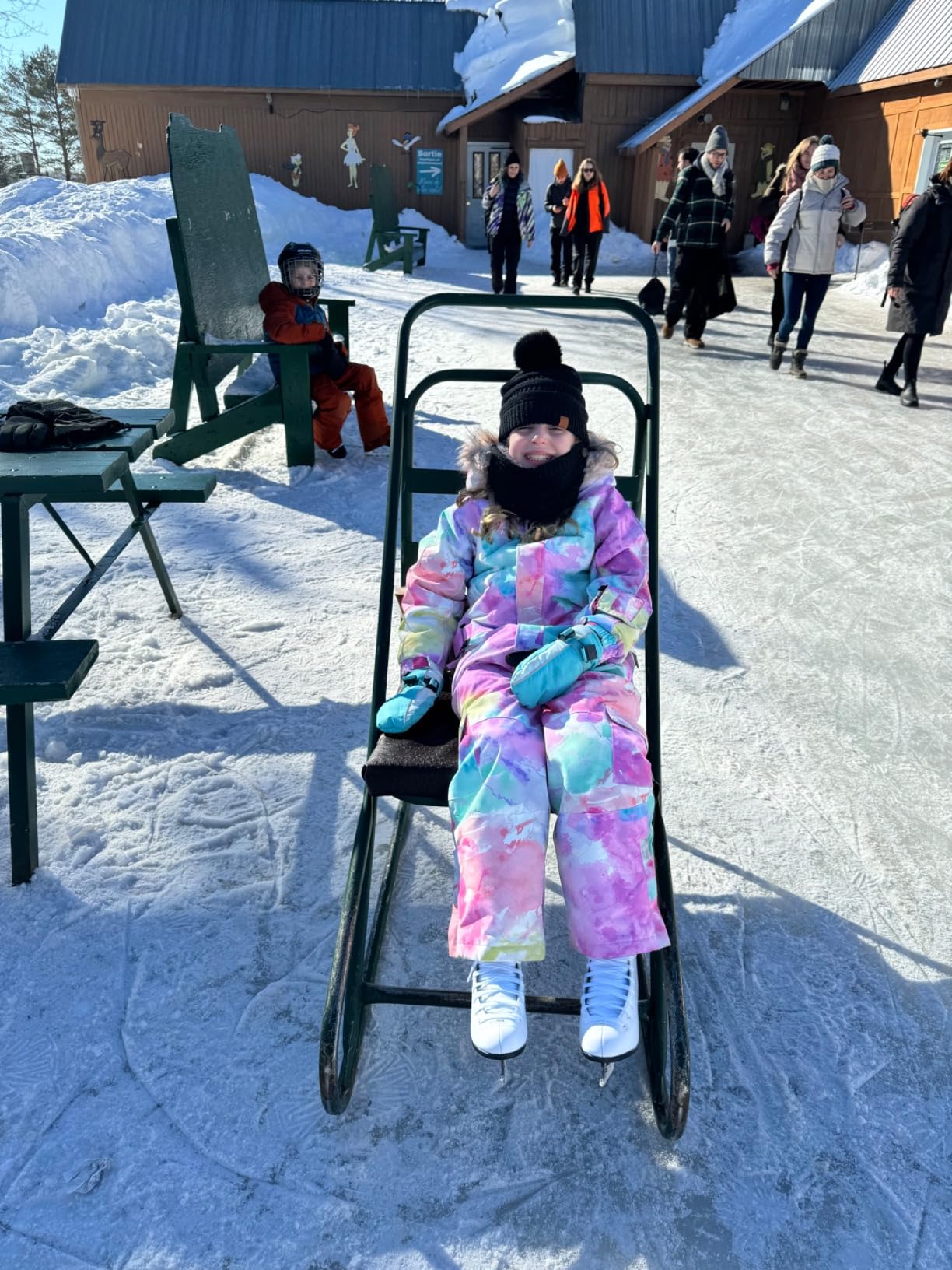 Lake Placid Cascade Girl's Figure Ice Skates White Size customer photo 1