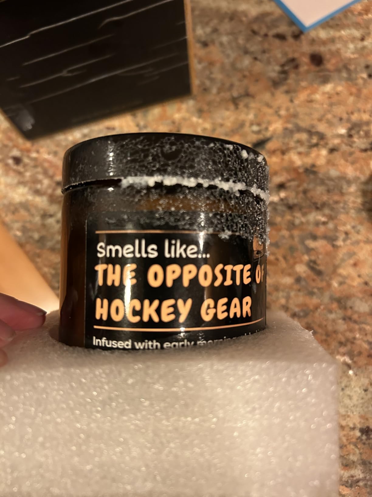 Hockey Candle, Thoughtful and Funny Gifts for Hockey Lovers, Moms, and Players, Perfect Sports Themed Gifts Ideas, Ideal for Birthdays, Christmas, Special Occasions, Long-Lasting Scent, Gift Ready customer photo 2