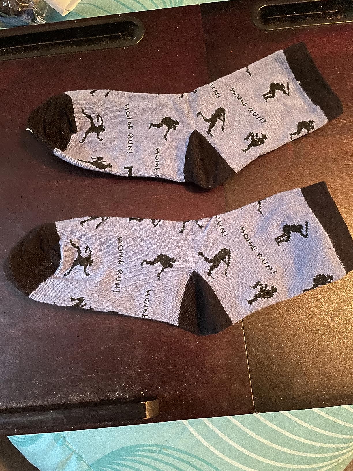 Belloxis Funny Athletic Socks 5 Pcs, Multi-Sport Design (Basketball, Baseball, Soccer, Hockey), Crew Socks for Boys Girl customer photo 2