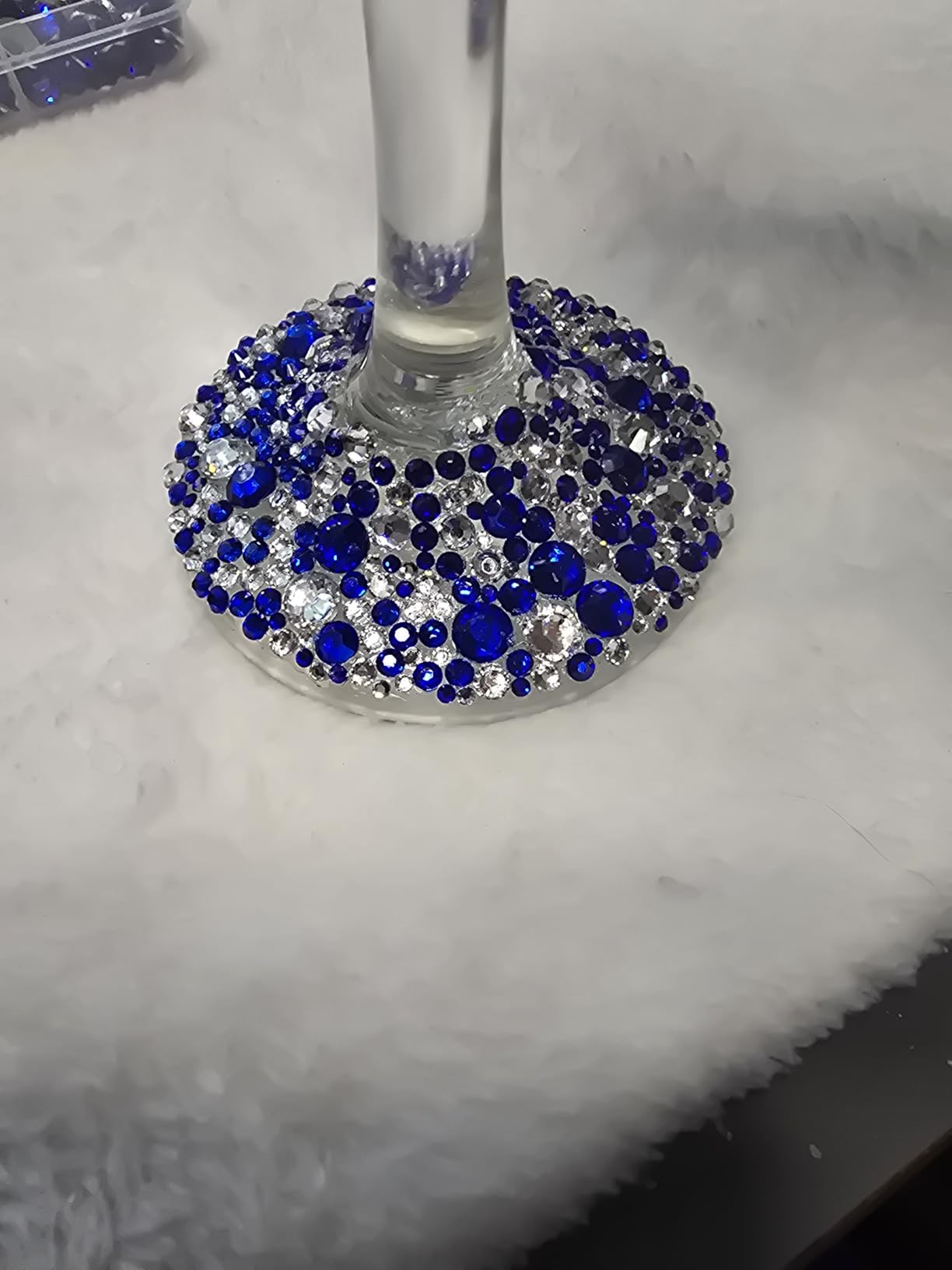 20100Pcs Silver Clear Resin Rhinestones 2,3,4,5,6mm Flatback for Bedazzling Crafting Crafts Clothing Clothes Fabric Shoes Nail Art, Flat Back Gems Diamonds Bedazzler Kit Bulk Jewels Crystals Gemstones customer photo 2
