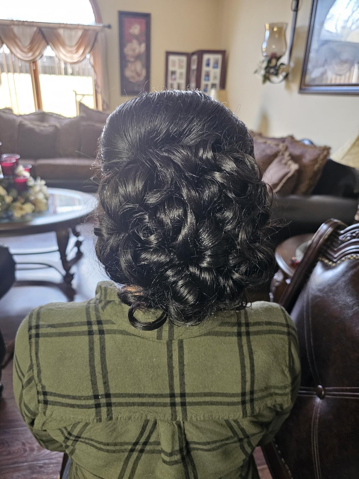 HOFASON Hair Bun Maker Donut 12 Pcs, Medium Sock Bun Doughnuts for Ballet Style Buns, Long Hair Accessories Bulk Ring Shaper for Women and Girls (Size M / 2.75 Inch, Brown) customer photo 1