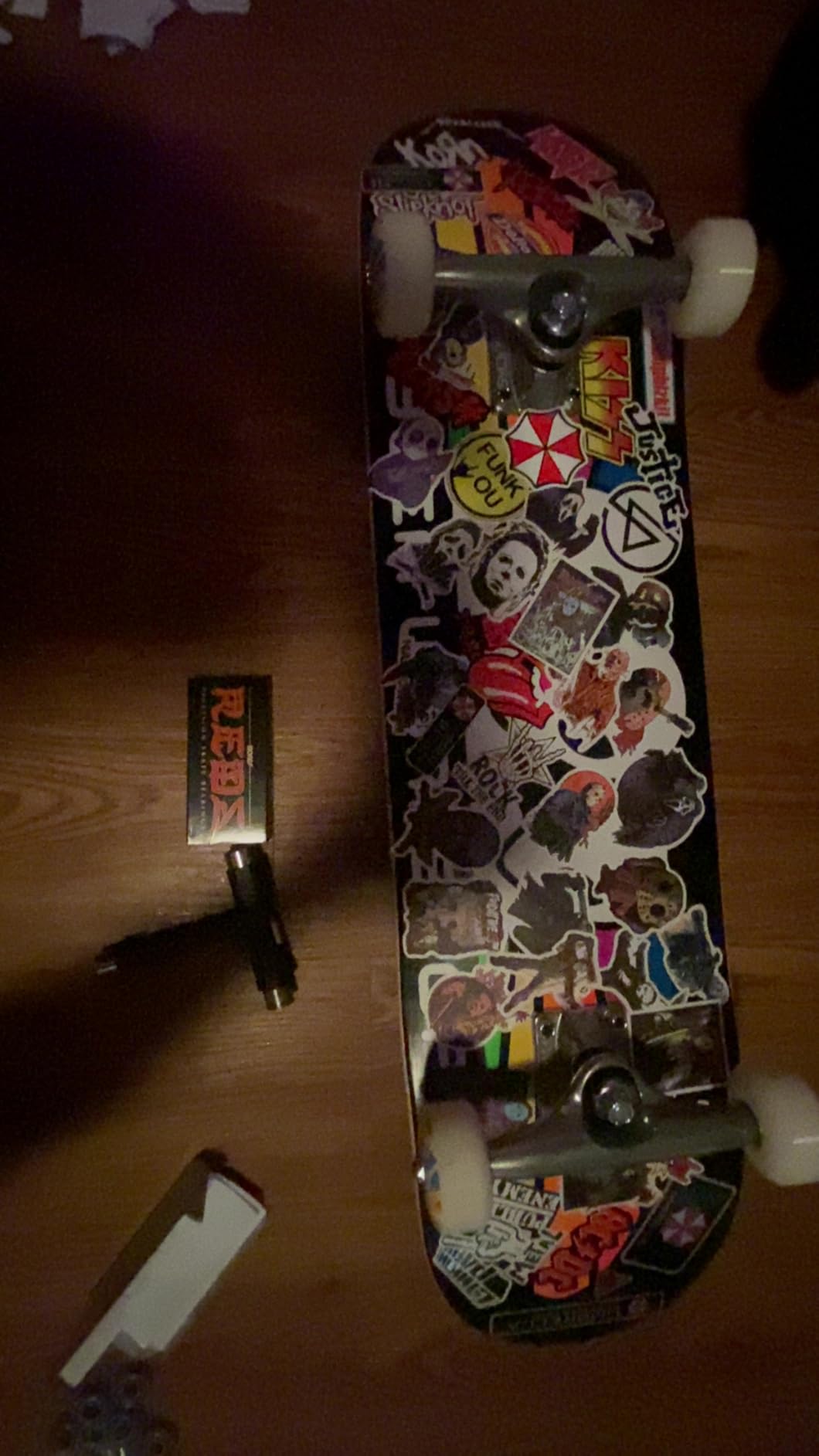 Skate Tool All-in-One, Skateboard Tool Roller Skate Tool T Tool for Skateboard, Muti-Function Portable Skateboard Longboard Accessory with T-Type Allen Key and L-Type Phillips Head Wrench Screwdriver customer photo 2