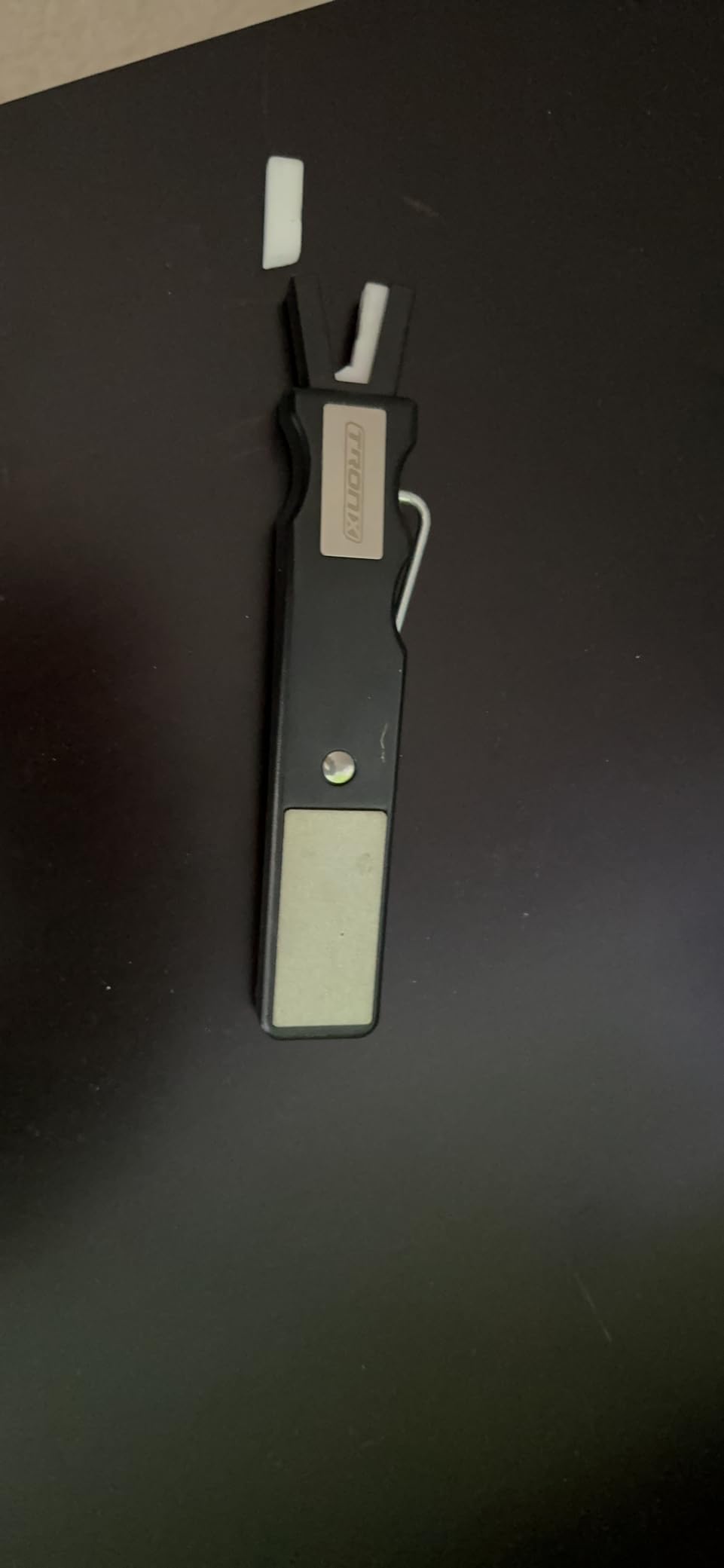 TronX 3-in-1 Hockey Ice Skate Blade Sharpening Tool - 3-in-1 Skate Tool with Replaceable Honing Stone, Re Edger, and Lace Puller - Multi-Function Ice Skate Sharpener for Hockey Skates customer photo 2