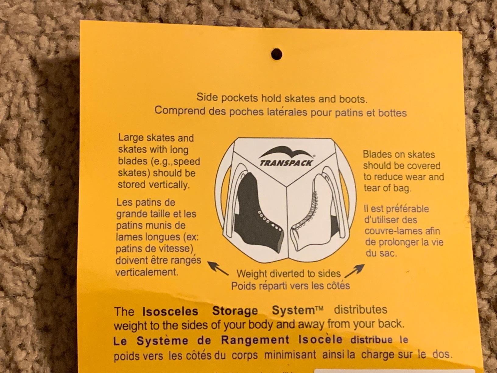 TRANSPACK ICE Skate Backpack customer photo 1