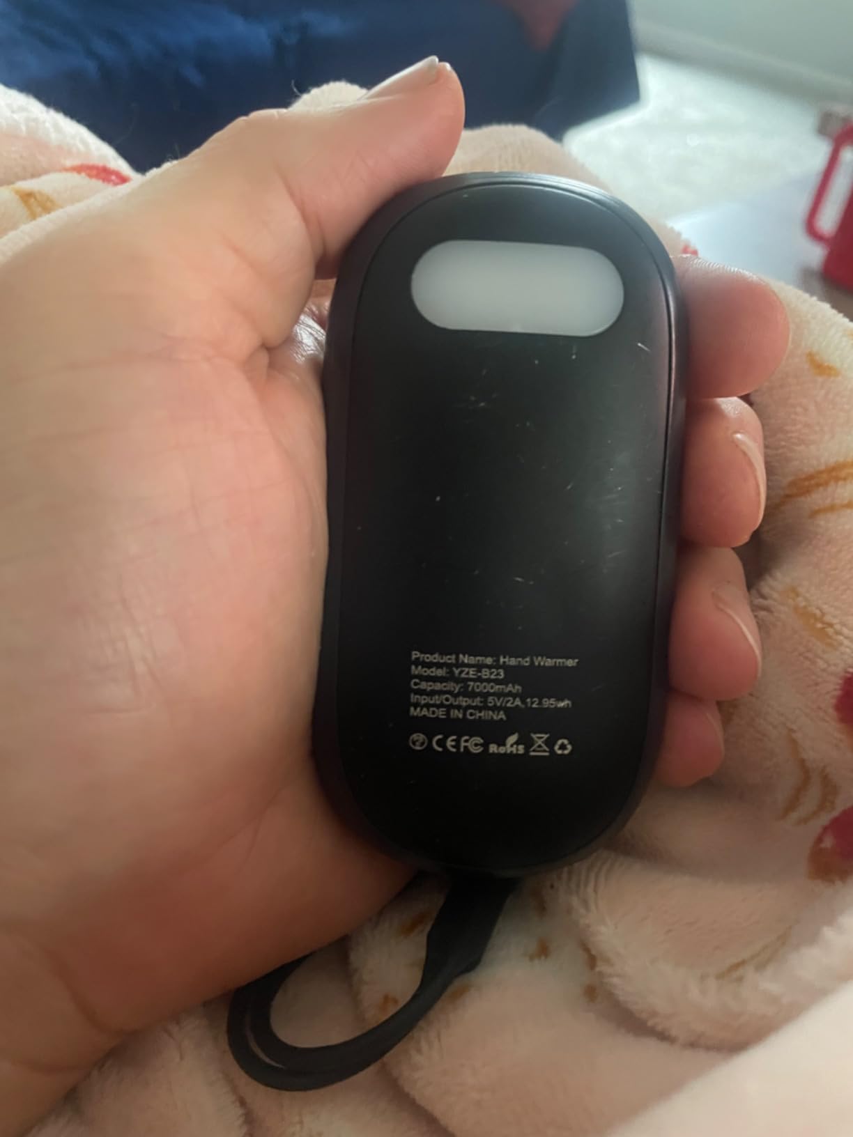 Hand Warmers Rechargeable - Electric Hand Warmers 2 Pack with Dual-Sided Heating for 15Hrs Warmth, LED Display & Flashlight customer photo 1