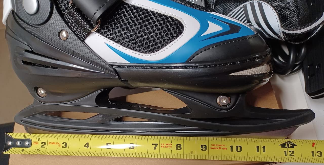 Nattork Ice Skates for Kids, Boys and Girls, Hockey Lace-Up Adjustable Skates Soft Padding and Reinforced Ankle Support for Beginners customer photo 1