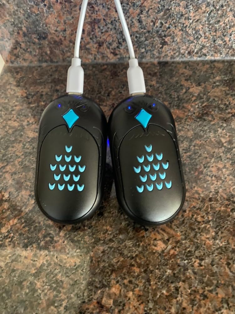 Hand Warmers Rechargeable, 2 Pack 6000mAh Electric Portable Heater, 20 Hrs Long Heating Hot Pockets Hand Warmer, Hunting Gear, Gifts for Women, Men, Raynauds, Camping, Golf, Outdoors customer photo 2