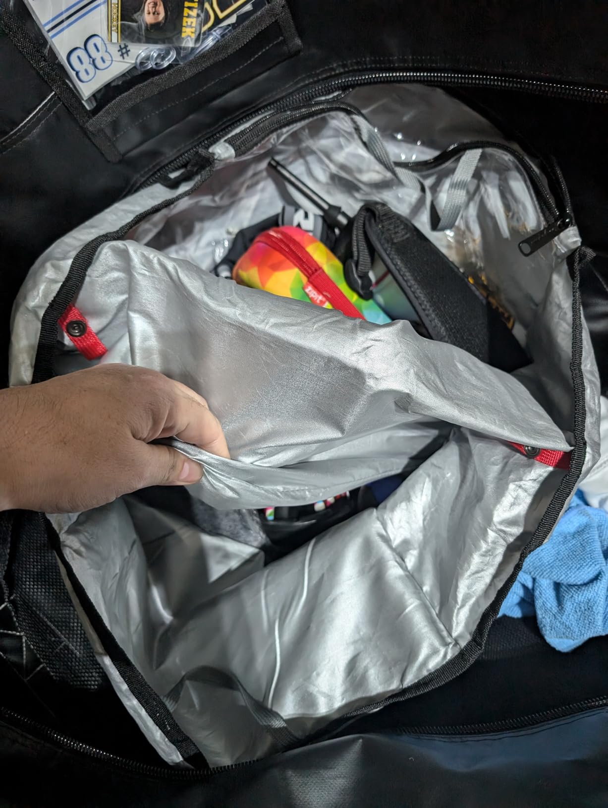 Athletico Hockey Gear Caddy - Hockey Bag Organizer for Ice Hockey, Field Hockey, Figure Skating & More customer photo 1