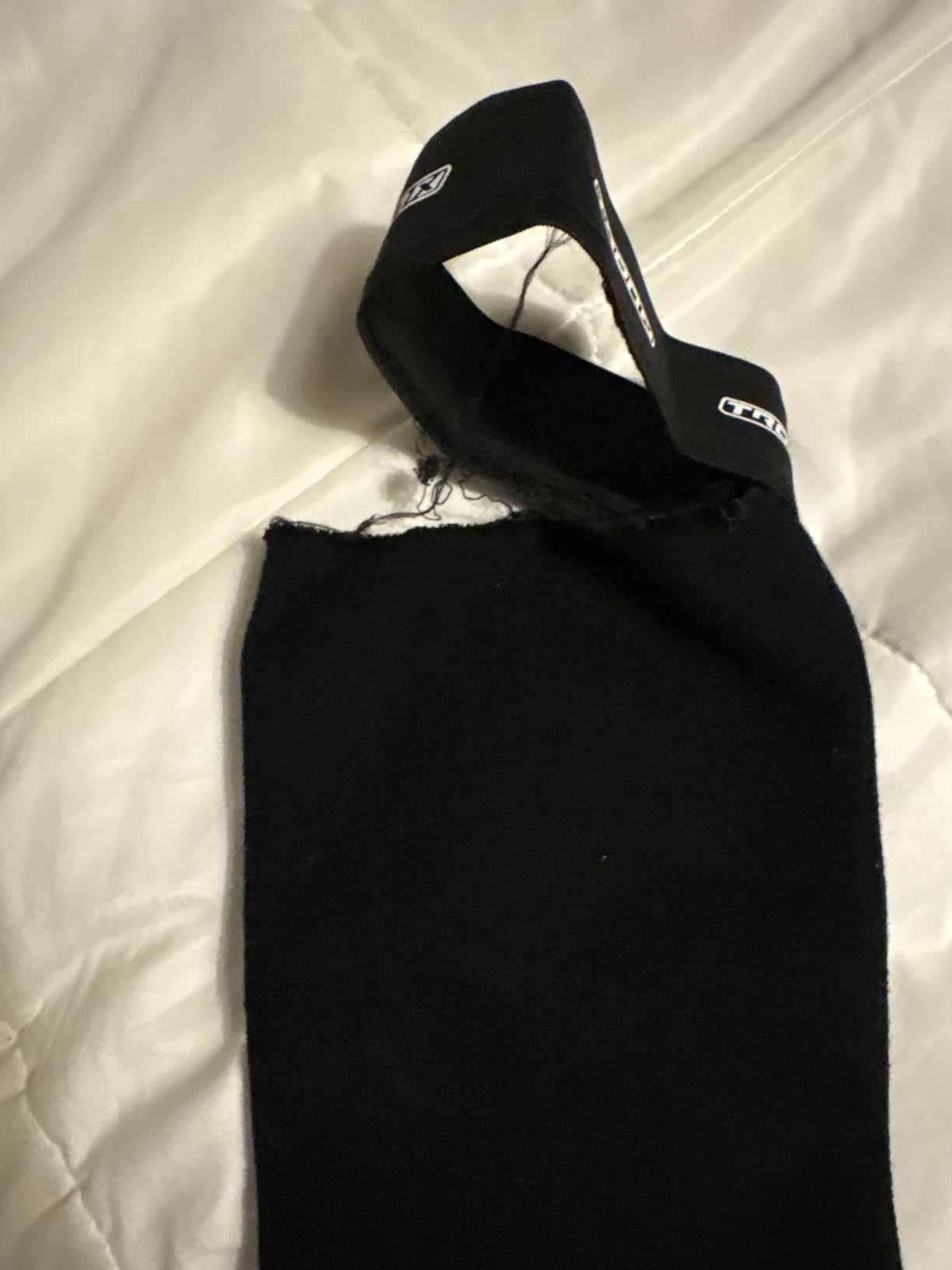 TronX Ice Hockey Shin Guard Tight Sleeves - Senior Adult and Junior - Saves on Shin Guard Tape customer photo 1