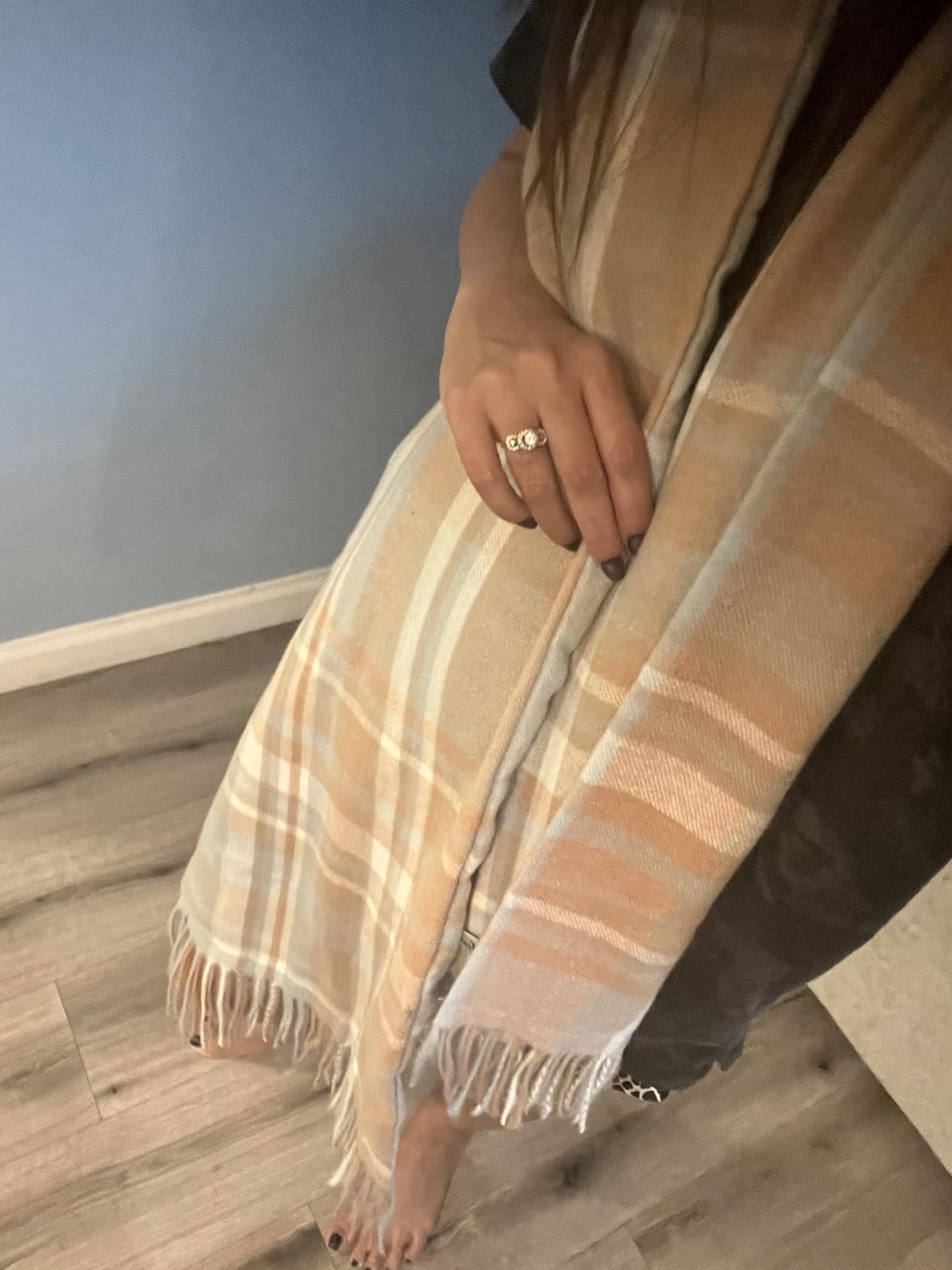 Heated Scarf for Women Rechargeable, Electric Heating Scarf with 3 Temperature 5000mAh Battery customer photo 1