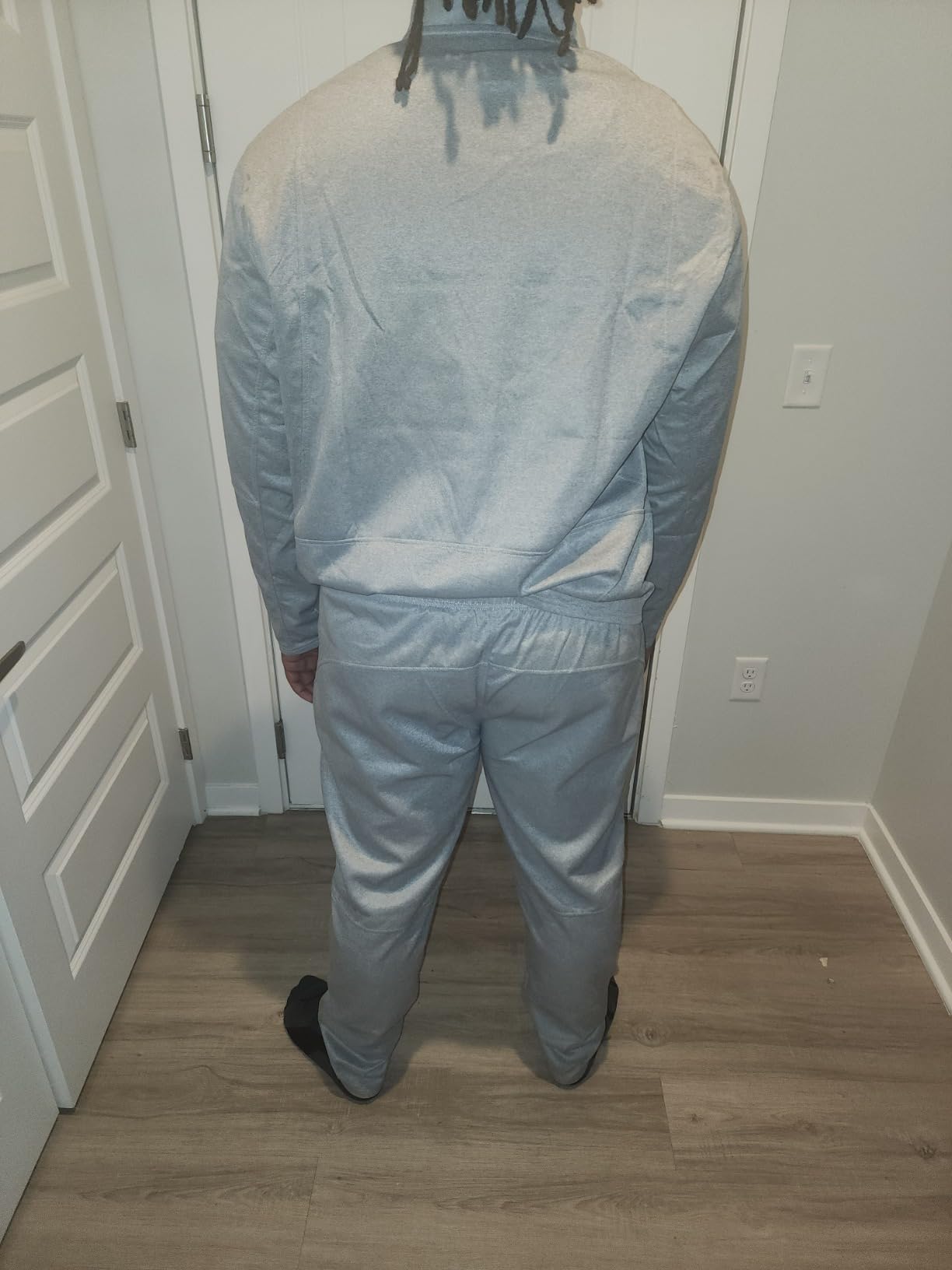 Men's Tracksuits Sweatsuits for Men Sweat Track Suits 2 Piece Casual Athletic Jogging Outfits Full Zip Sets customer photo 1