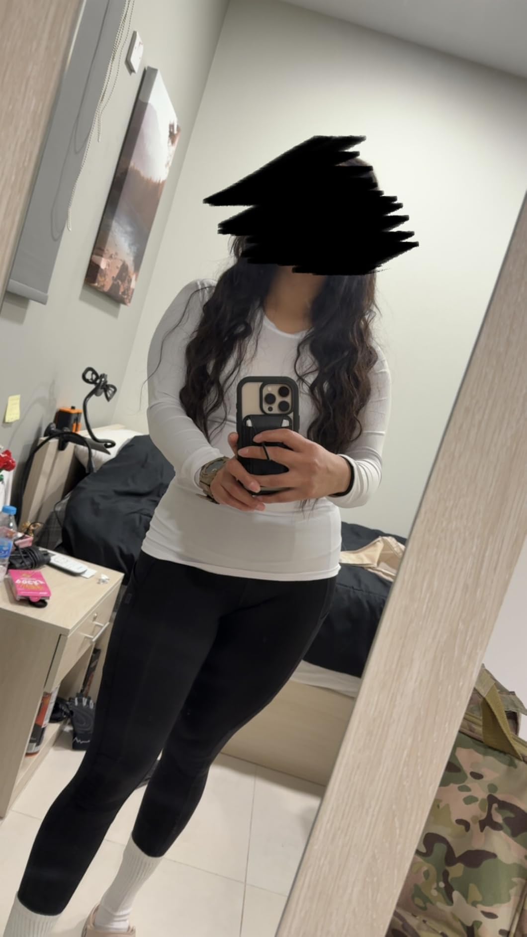 TELALEO 4 Pack Women's Compression Shirt Long Sleeve Performance Workout Baselayer Athletic Top Sports Gear customer photo 1