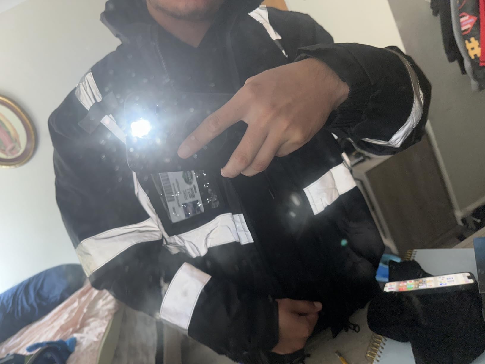 TCCFCCT Hi Vis Jackets for Men Women Waterproof High Visibility Safety jackets for Men, Warm Reflective Jacket with Pockets customer photo 1