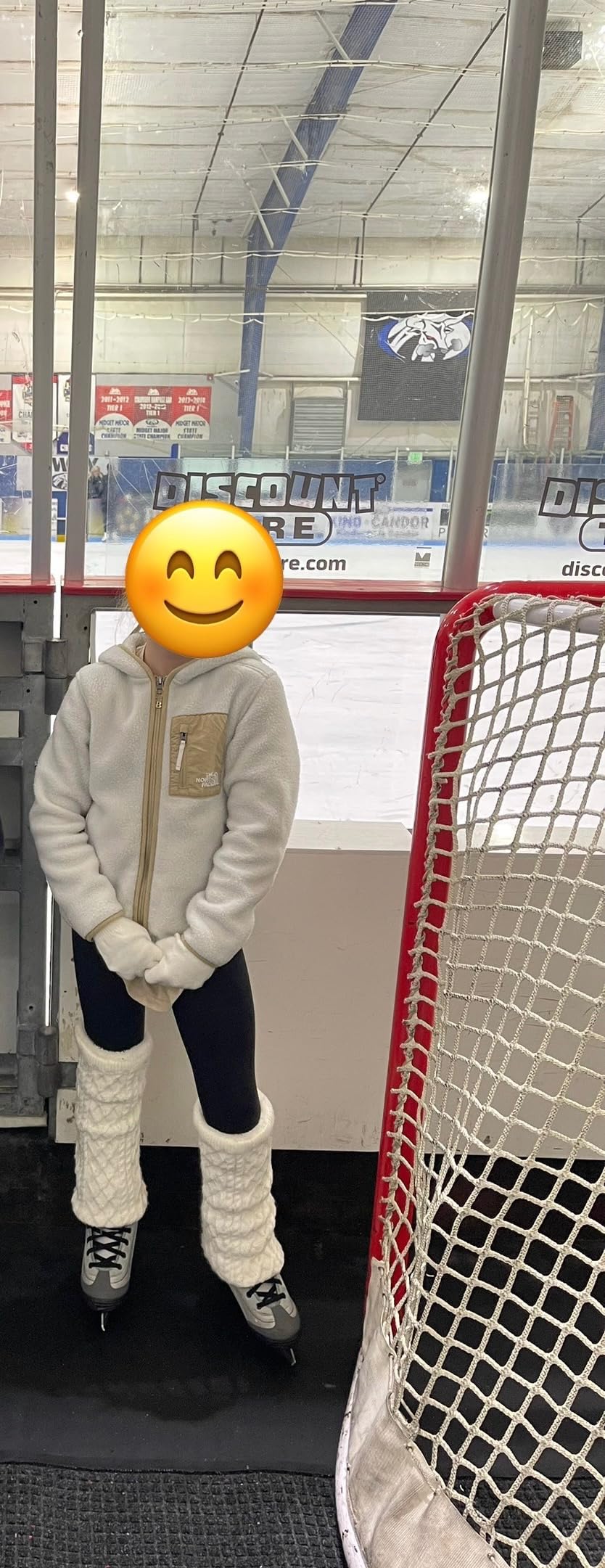 Ultrafun Figure Skating Leg Warmers Gloves Headband Set Fleece Zipper Skating Leg Warmers Socks Skating Accessories Equipment customer photo 1