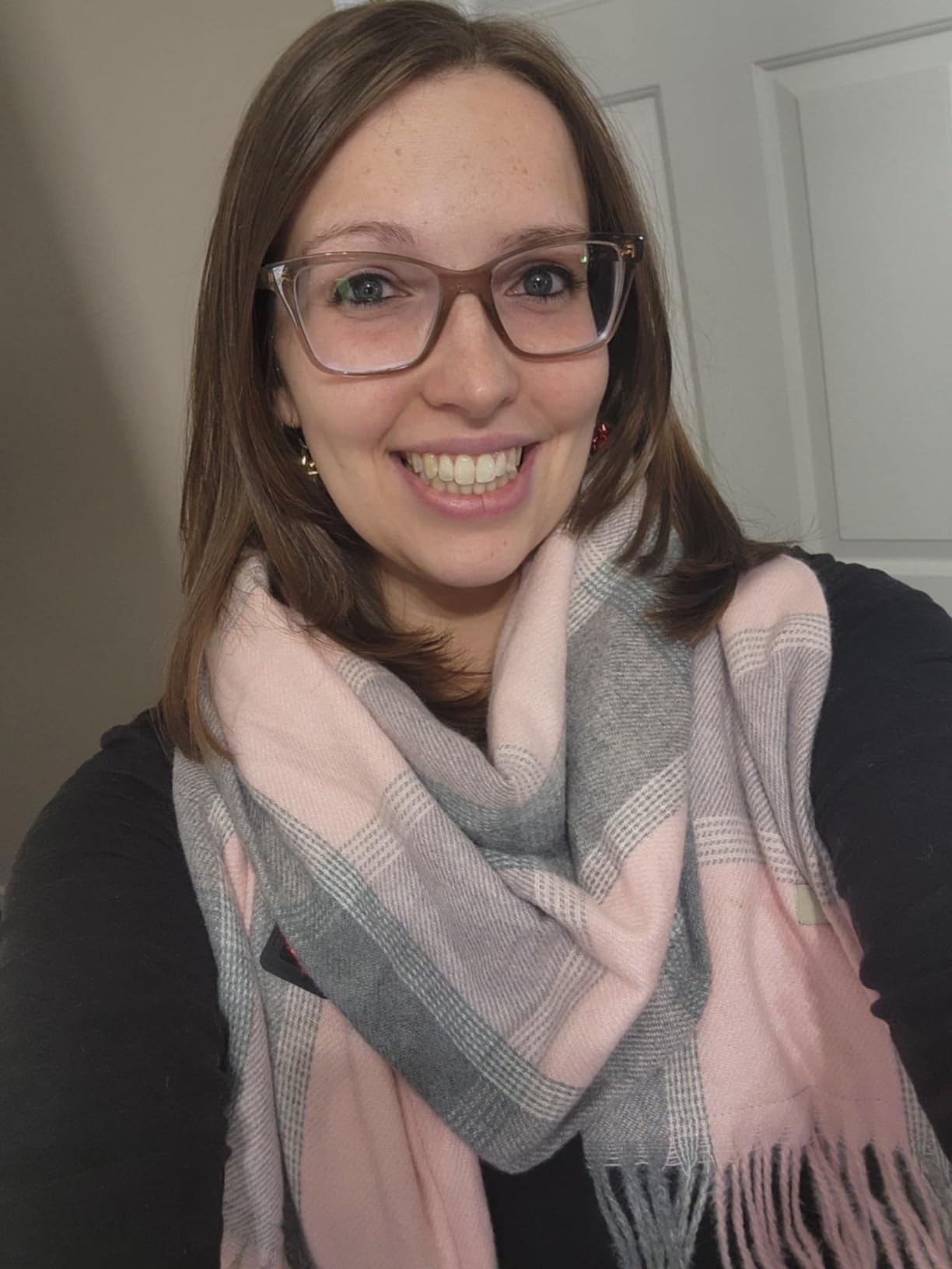 Heated Scarf for Women Rechargeable Neck Warmer, Scarves for Men Winter Warm Intelligent Electric Heating Scarf customer photo 2