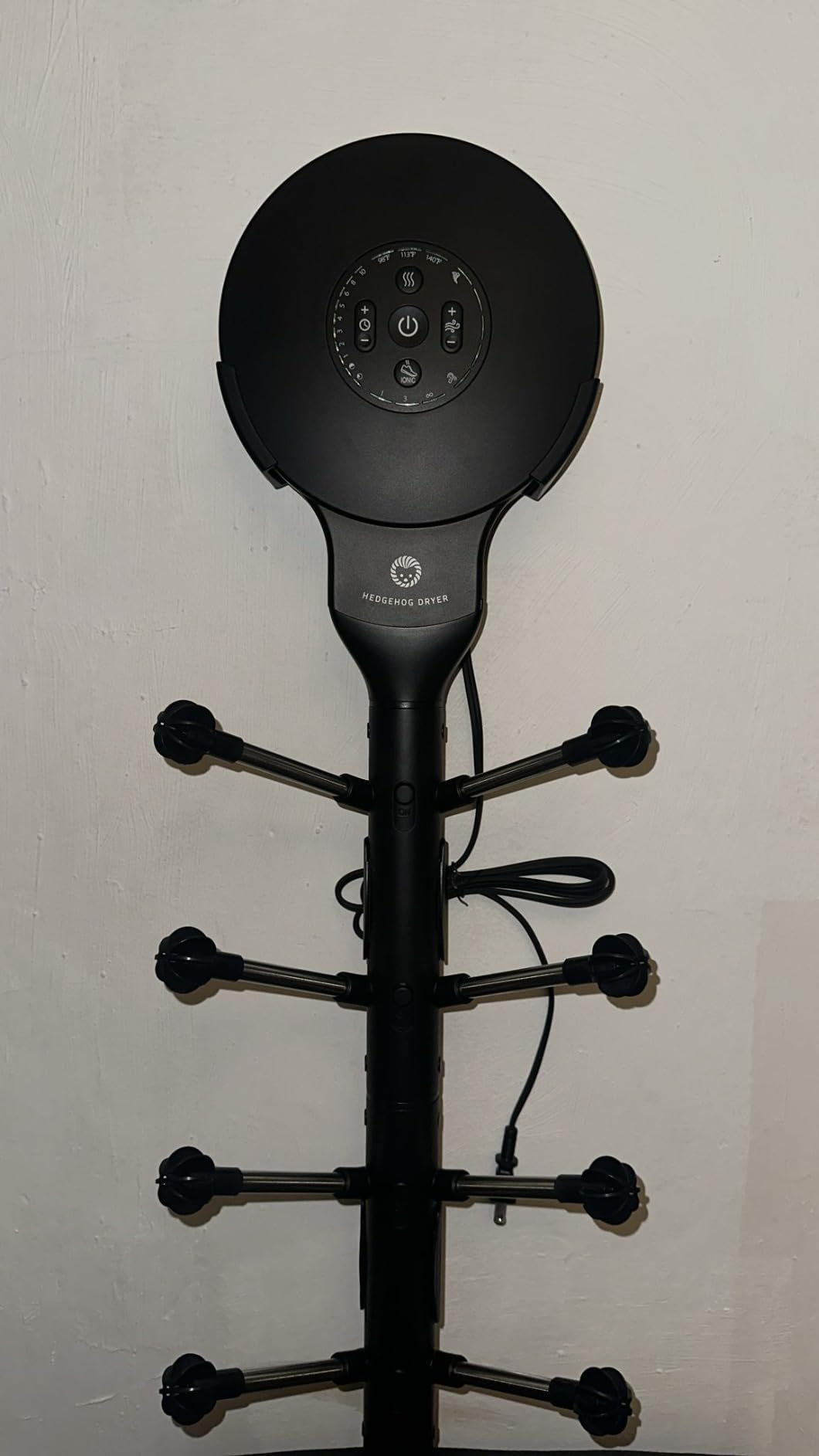 Hedgehog Octopus Portable Heavy Ski Boot Dryer for Work Boots and Shoes, Wall Mounted Fast 2 Pair Shoe Dryer Fan Dries in Minutes, Removes Sweat & Odor, Tornado Mode, Adjustable Heat, Black customer photo 1