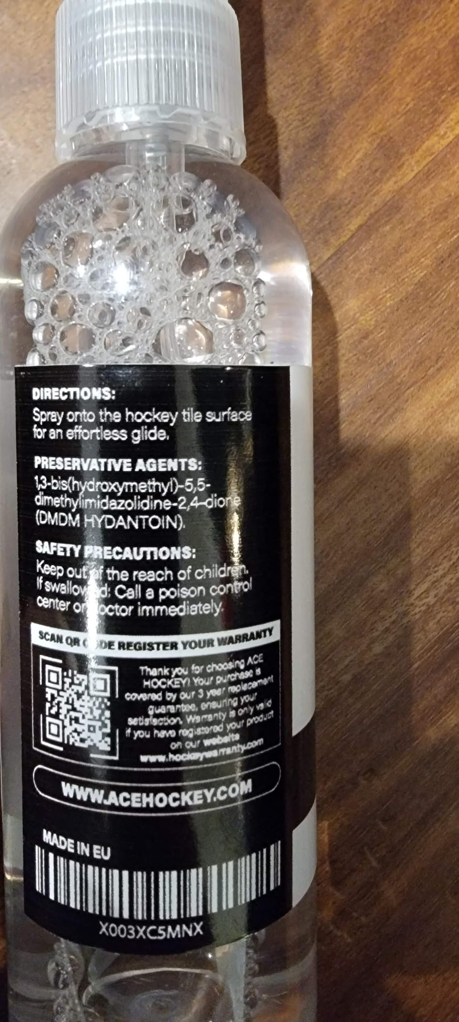 ACE Hockey Liquid Spray for Hockey Tiles - Increases Glide on Synthetic Ice Surfaces customer photo 1