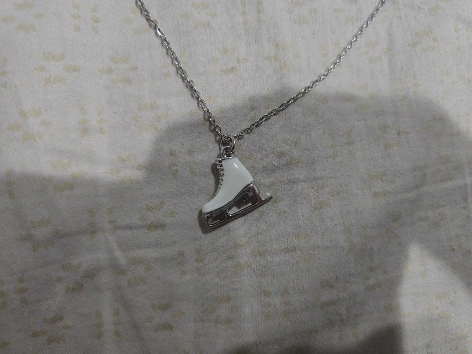 Kivosliviz Skater Necklace Women Teen Ice Skate Themed Figure Skating Necklace customer photo 1