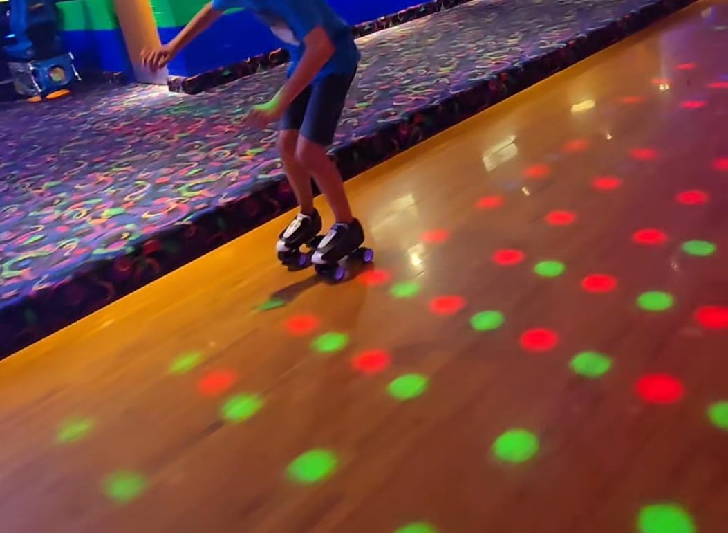 VNLA Junior Tuxedo Jam Skates - Indoor Unisex Roller Skates for Tricks, Jam and Speed Skating customer photo 1
