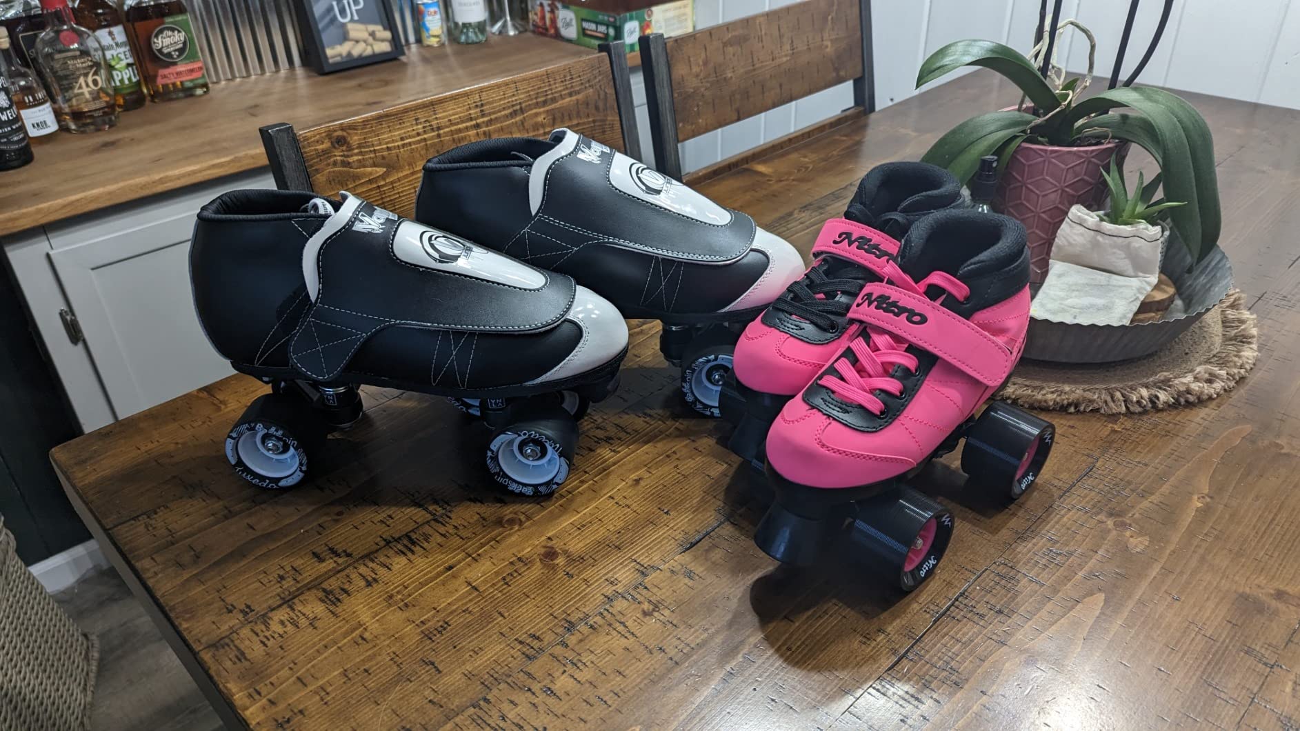 VNLA Junior Tuxedo Jam Skates - Indoor Unisex Roller Skates for Tricks, Jam and Speed Skating customer photo 2