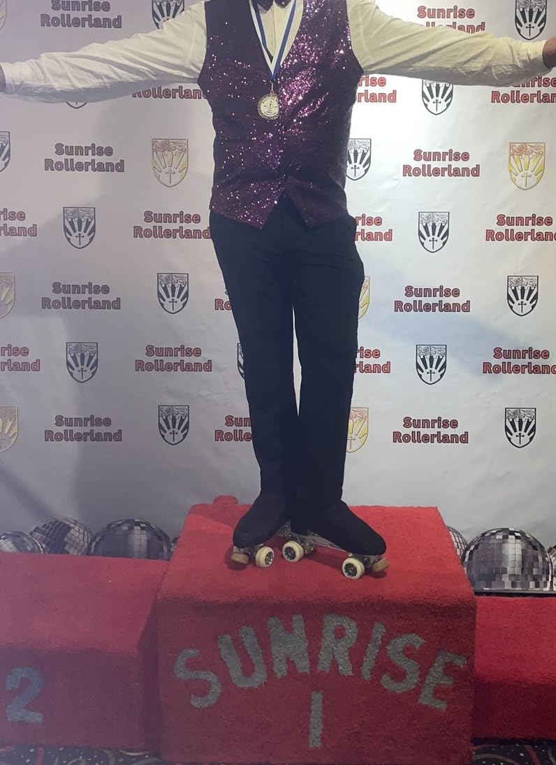 Uniq Skates Skating Boot Covers - Protective and Stylish Spandex Protection for Roller or Ice Skate Boots customer photo 2