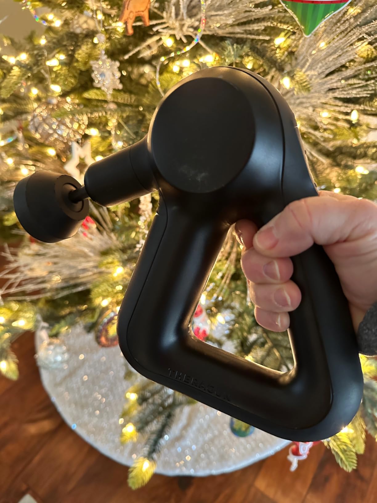 TheraGun Therabody Relief Handheld Percussion Massage Gun - Easy-to-Use, Comfortable & Light Personal Massager for Every Day Pain Relief customer photo 1