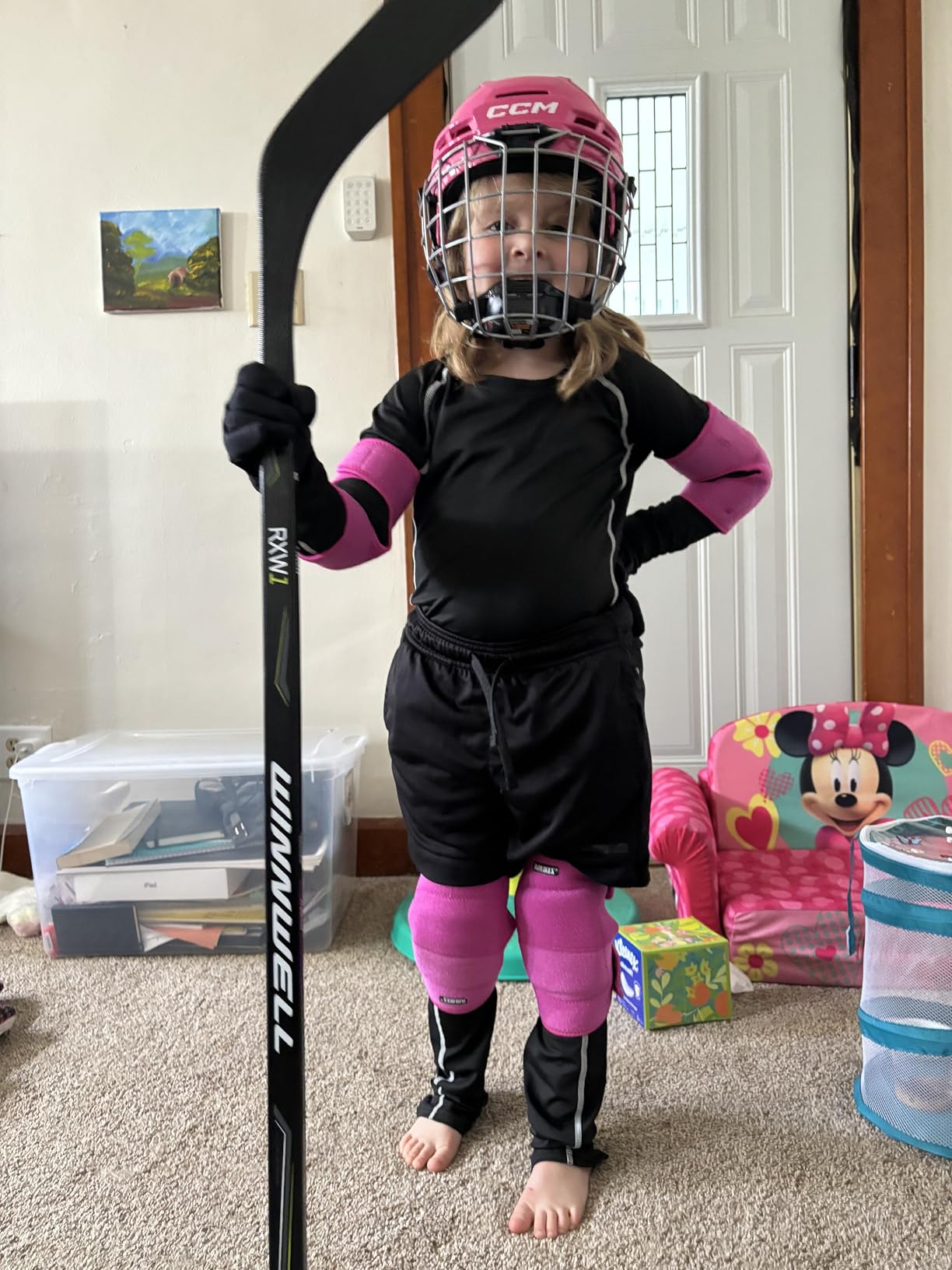 Figure Skating Gloves - Padded Skating Gloves for Women, Girls - Skating Practice customer photo 1