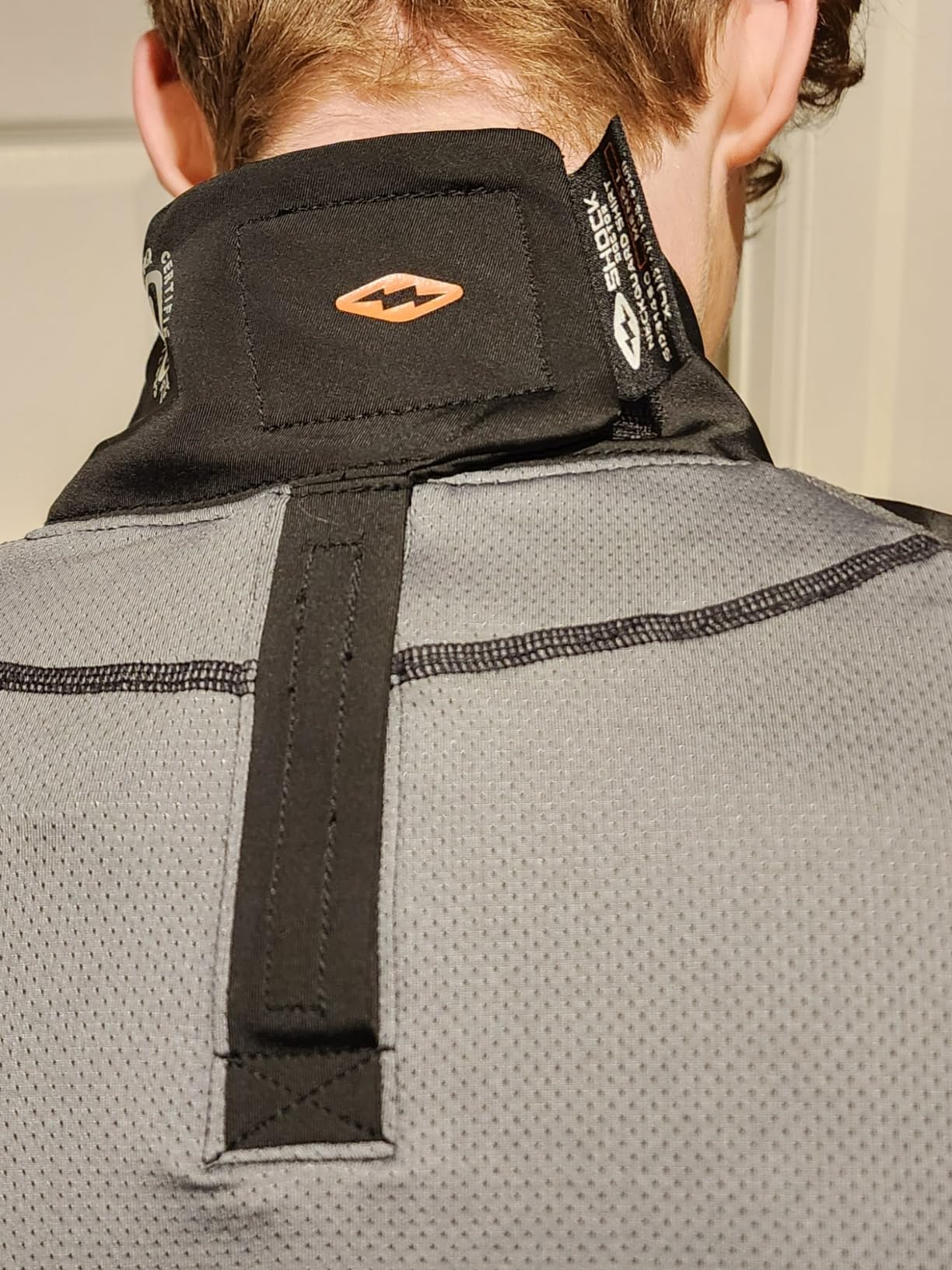 Compression Shirt with Neckguard for Hockey. Long Sleeves with Integrated Neck Guard. for Adult Men customer photo 2