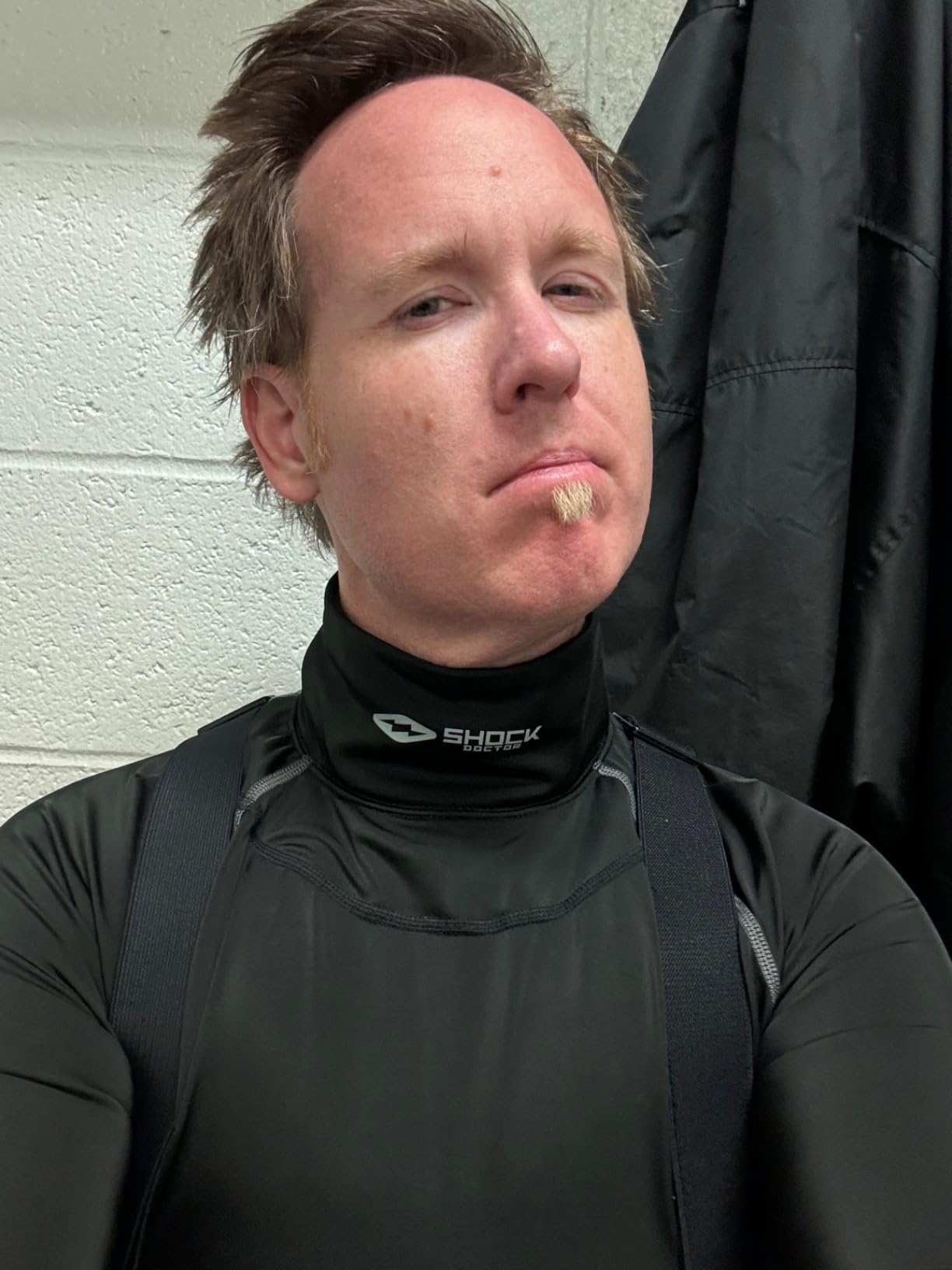 Shock Doctor Compression Shirt with Neckguard for Hockey with Integrated Neck Guard. for Adult Men customer photo 1