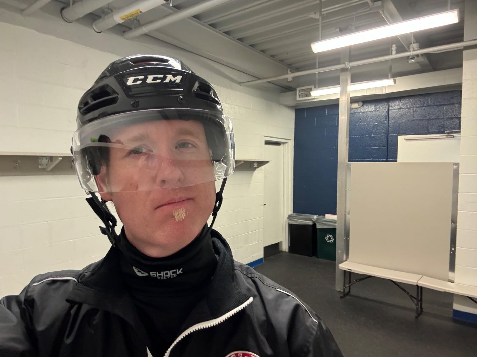 Shock Doctor Compression Shirt with Neckguard for Hockey with Integrated Neck Guard. for Adult Men customer photo 2