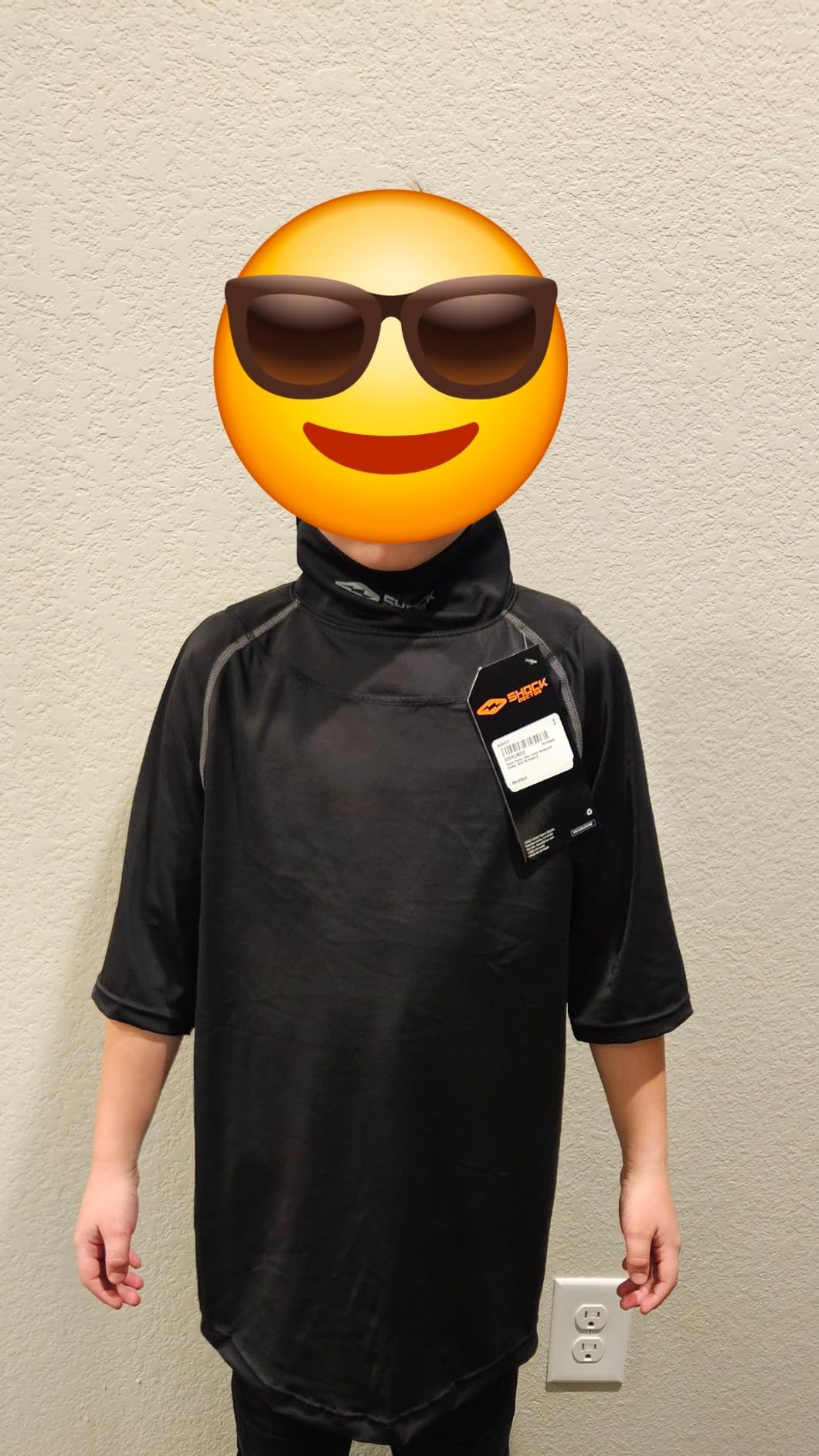 Shock Doctor Compression Shirt with Neckguard for Hockey with Integrated Neck Guard. for Adult Men customer photo 3