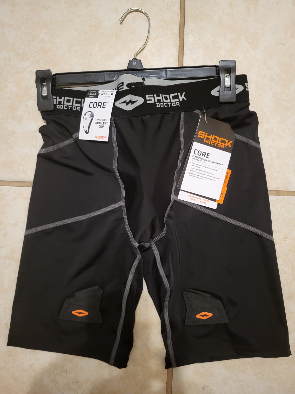 Shock Doctor Hockey Compression Short with BioFlex Cup Included for Adult Men customer photo 1
