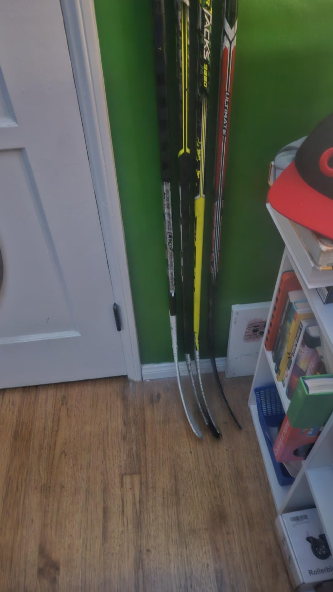 Wall Mount Hockey Stick Holder | Ice Hockey Stick Organizer (Black, 6 Stick Wall Mount) customer photo 2