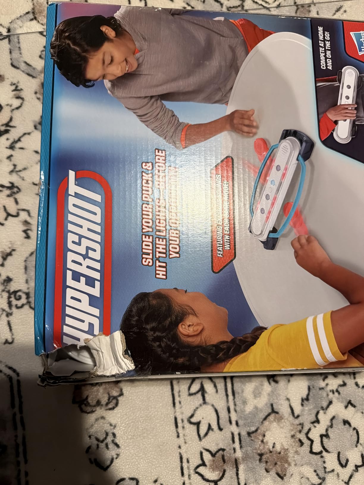 Hasbro Gaming Hypershot Electronic Tabletop Hockey Game | 5 Games in 1 | Music, Lights, and Sounds | Ages 8 and Up | for 1 to 2 Players | Kids Board Games customer photo 4