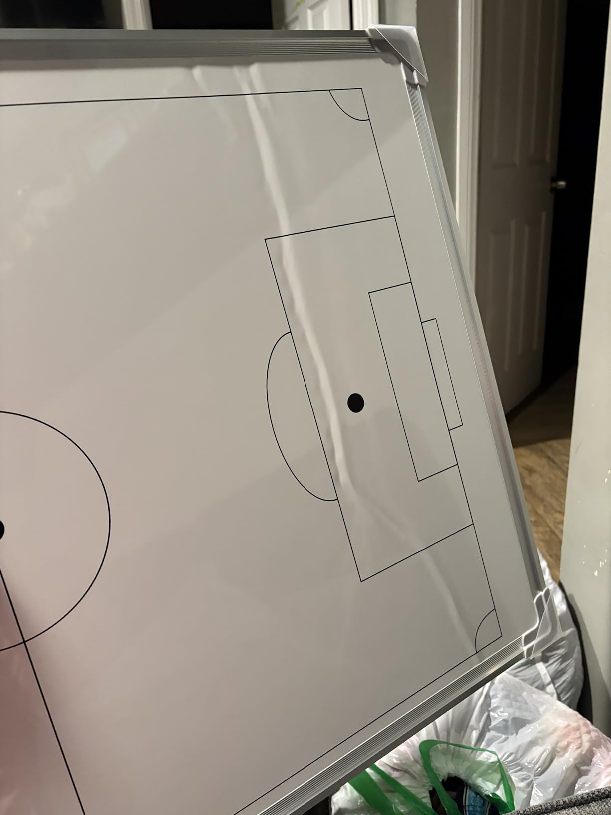 FORZA 35in x 24in Double-Sided Sports Coaching Whiteboard | 13 Sport Options - Dry Erase Board Equipped with Magnetic Markers, Pen & Eraser (Field Hockey, with Carry Bag) customer photo 2