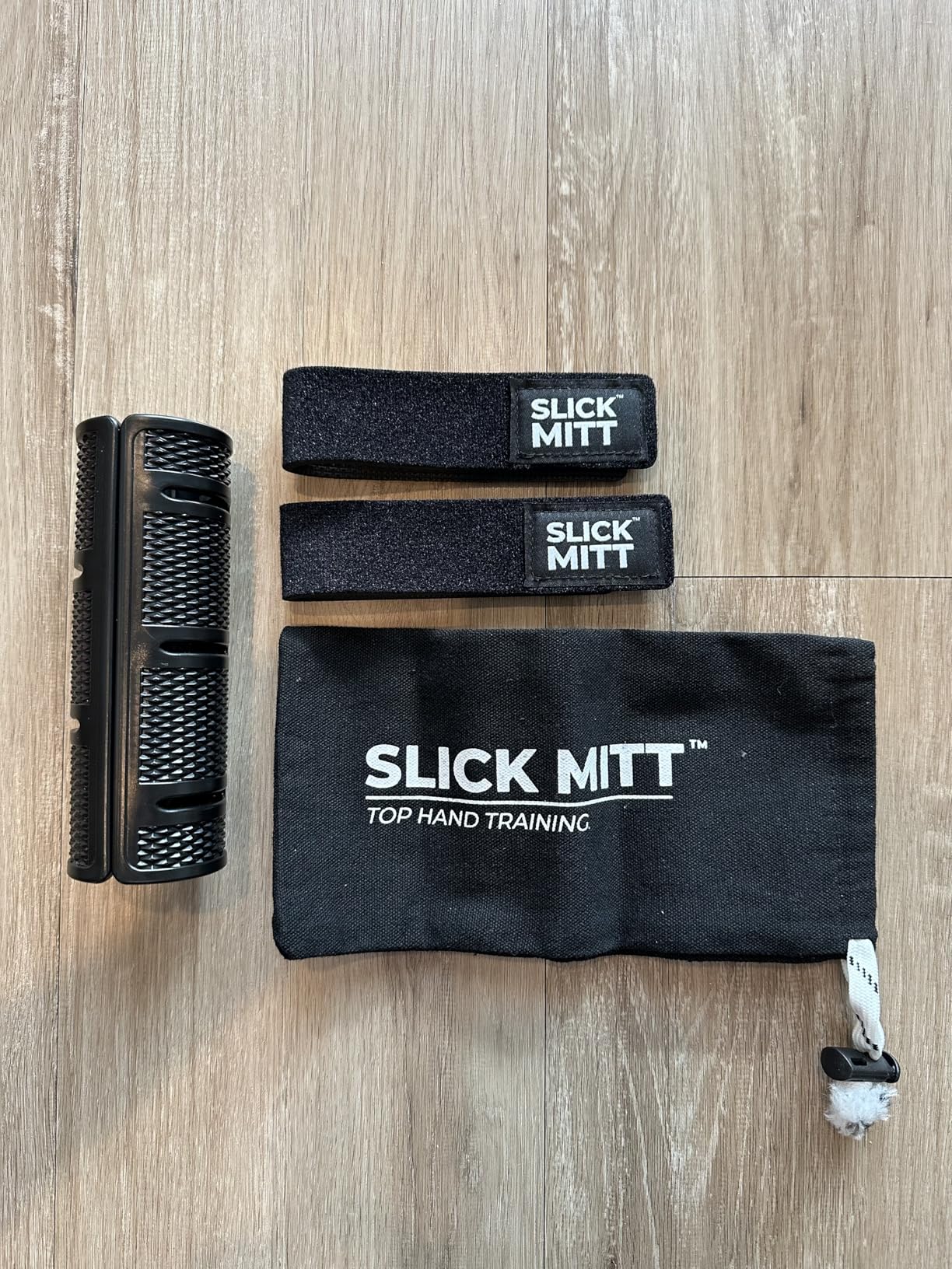 Slick Mitt™ - Top Hand Hockey Training for Smoother Stickhandling, Top Hand Strength and Harder Shots customer photo 2
