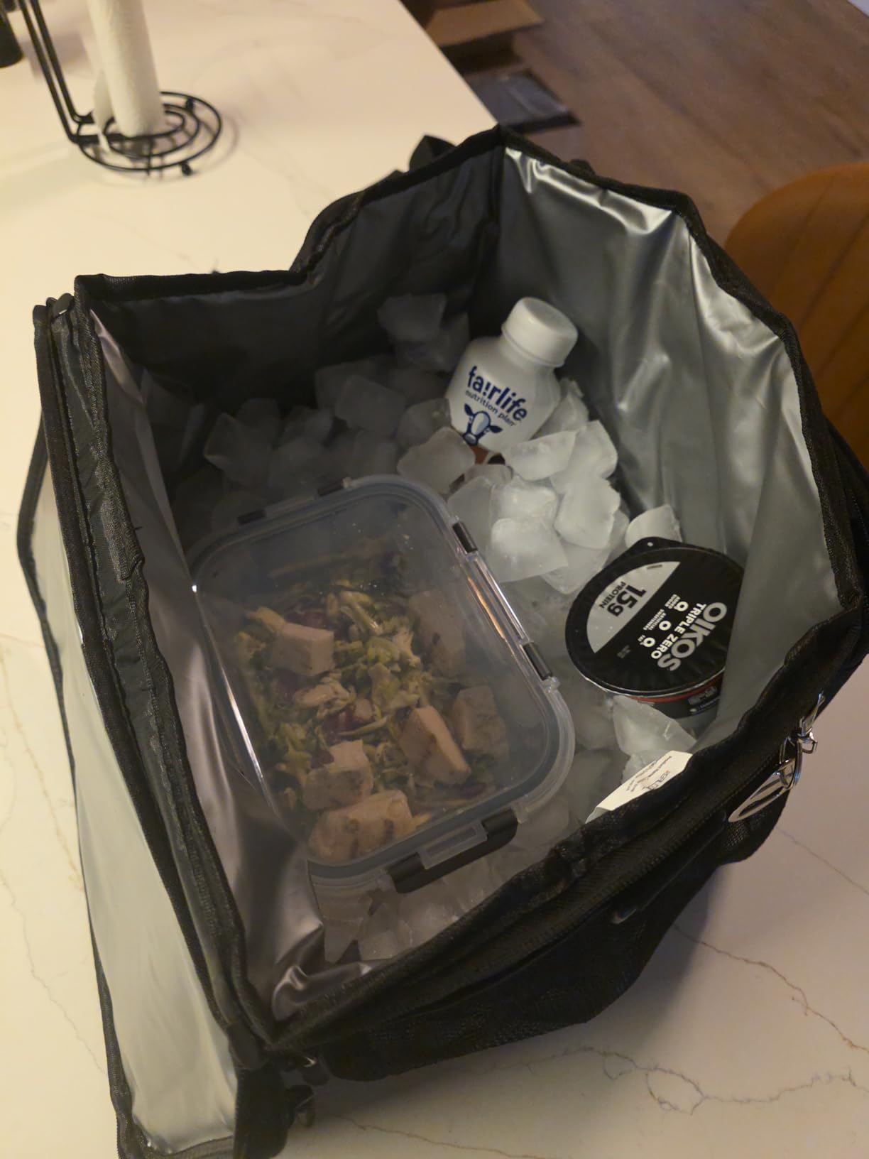 RealCool Soft Cooler Bag 35/45Can, Collapsible Cooler Insulated Leak Proof, Large Lunch Box for Men Women, Soft-Sided Cooler for Picnic, Grocery, Beach, Camping, Travel customer photo 1