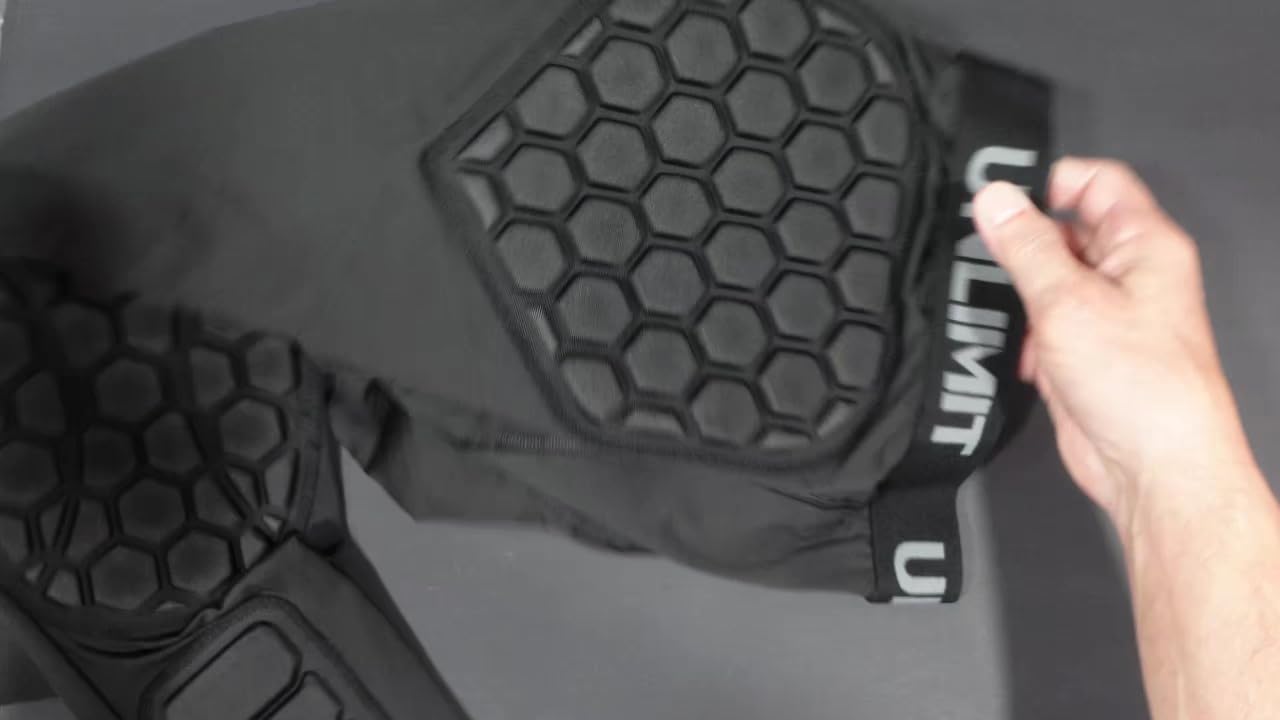 Unlimit Soccer Goalie Pants - Padded Goalkeeper Pants with Knee, Hip & Shin Pads customer photo 1