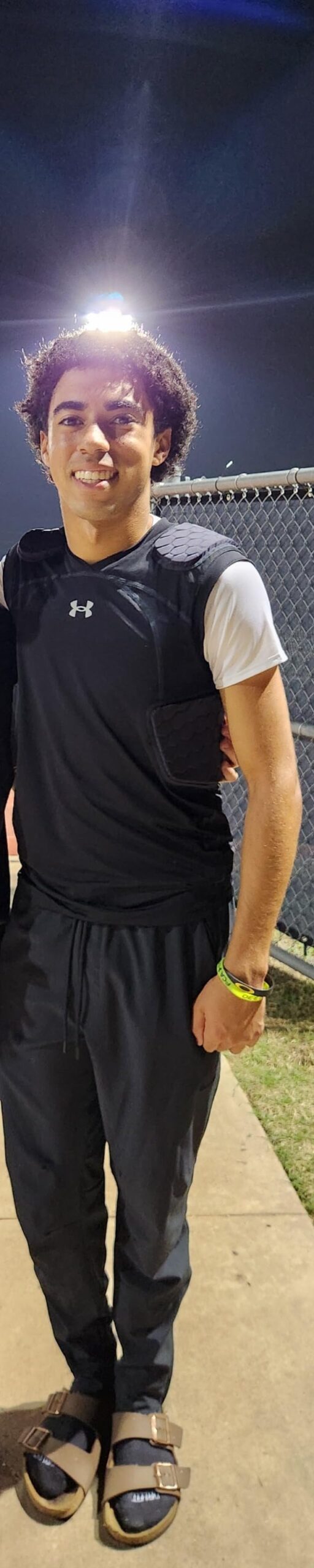 Under Armour Gameday Pro 5-Pad Top, Compression Shirt Men Football customer photo 1