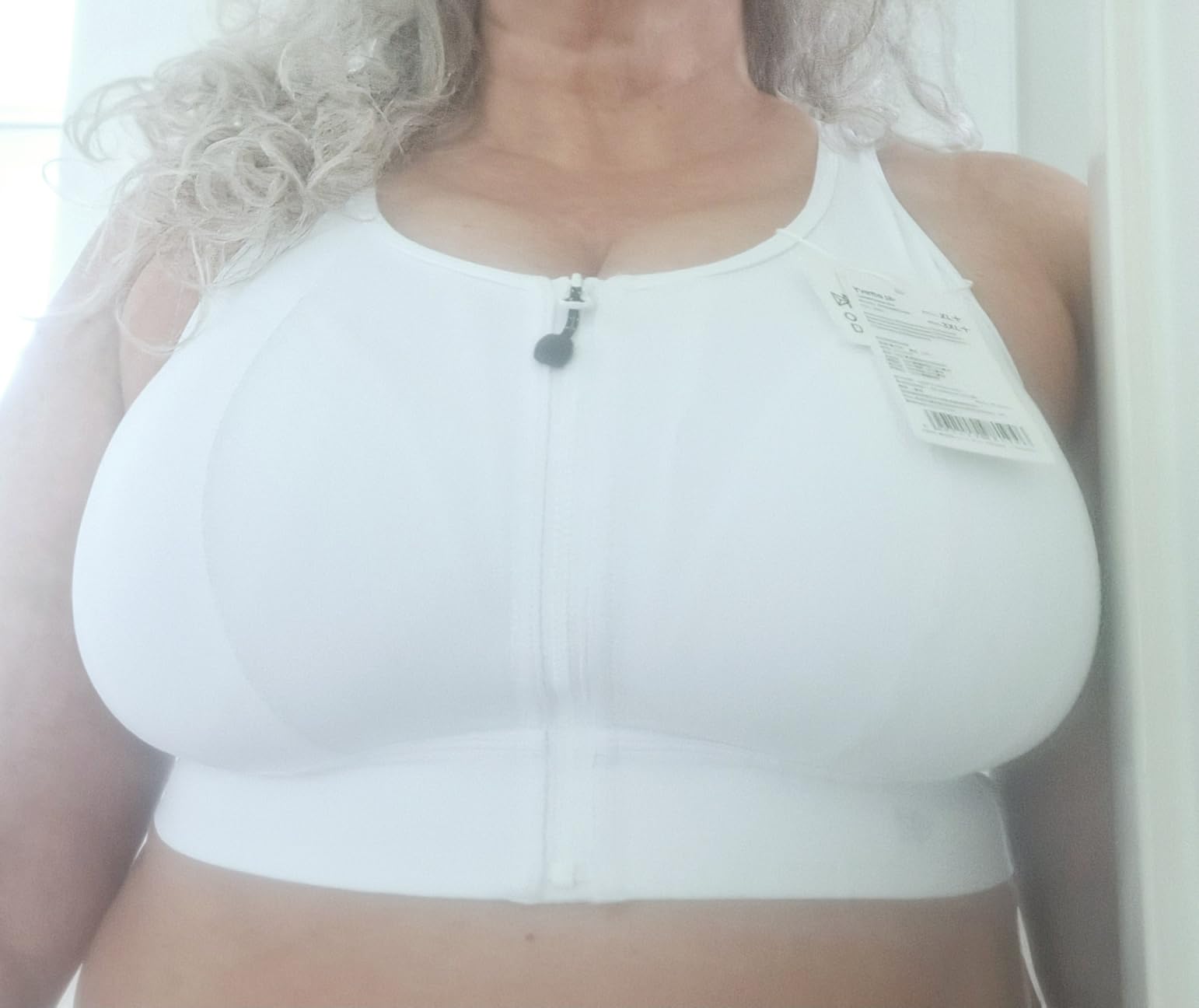 Yvette Front Closure Sports Bras for Women High Support Large Bust Supportive Sports Bra High Impact for Running customer photo 1