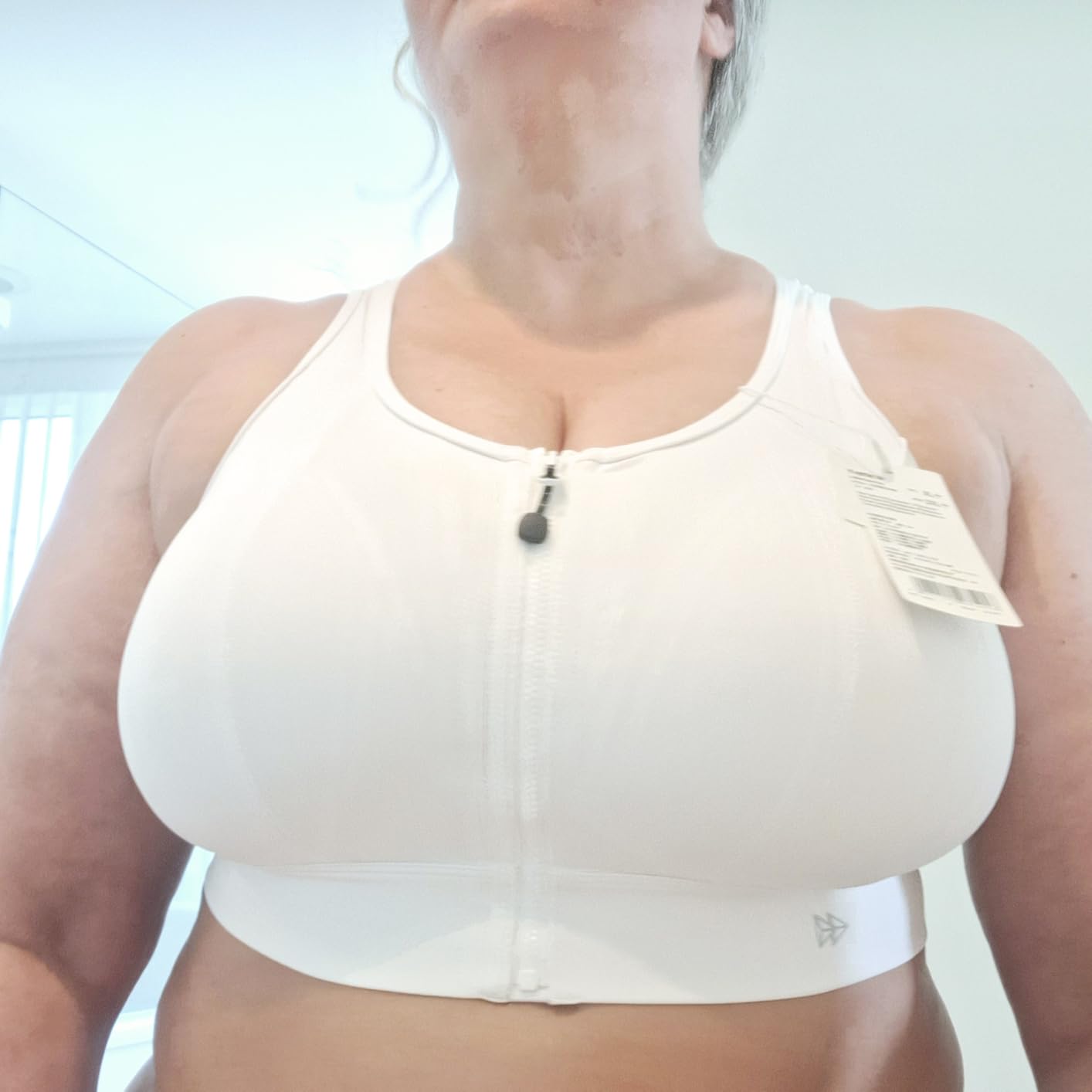 Yvette Front Closure Sports Bras for Women High Support Large Bust Supportive Sports Bra High Impact for Running customer photo 2