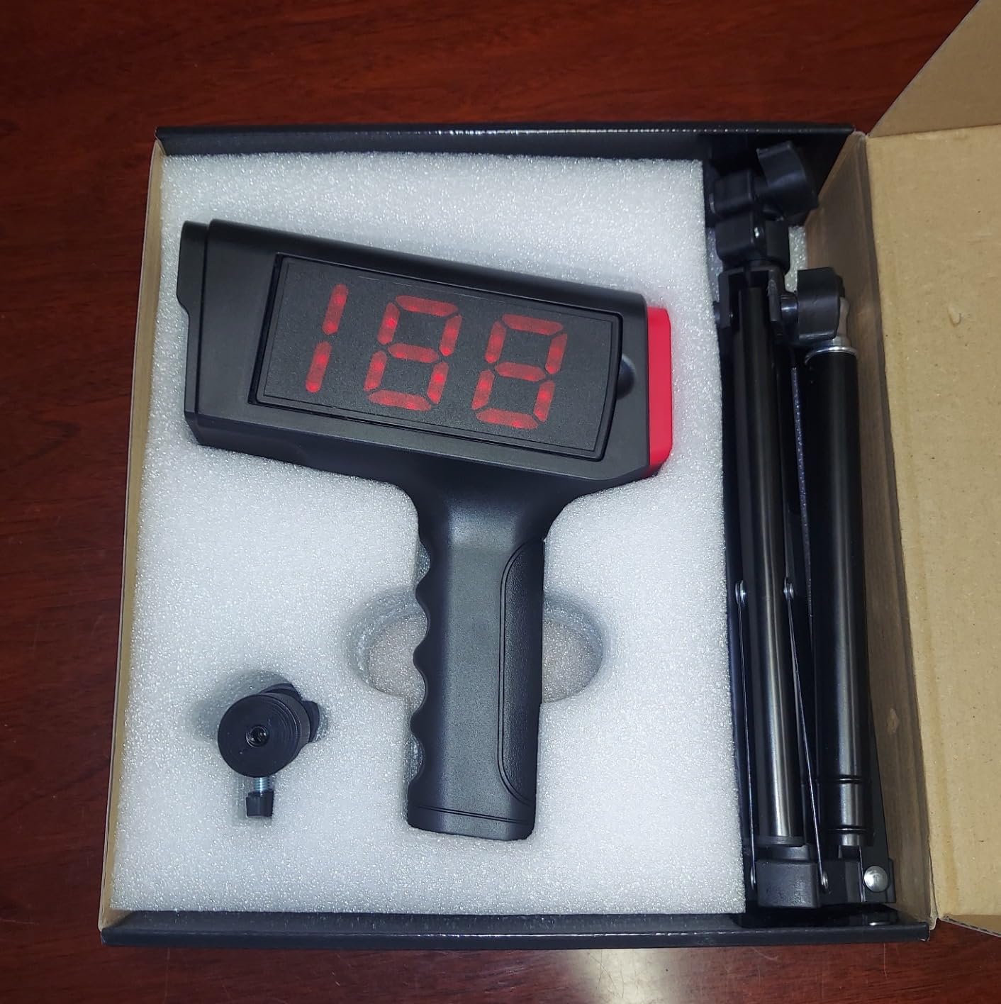 Baseball Radar Gun with Tripod,LED+LCD Larger Display, Speed Radar Gun for Baseball Softball,Handheld or Hand Free Speed Sensors Baseball Speed Training Equipment for All Baseball Players customer photo 2