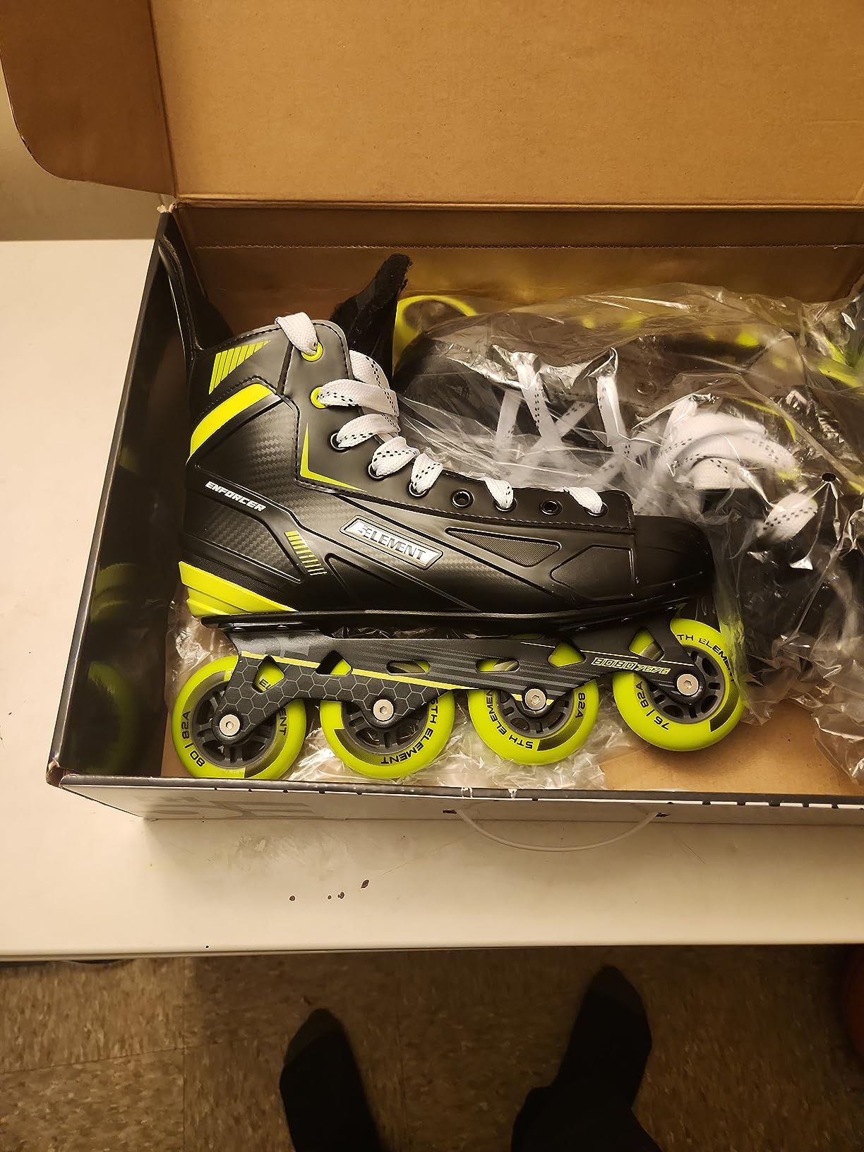 5th Element Enforcer Inline Roller Hockey Skate for Men | Adult Street, Outdoor, Indoor Use, Roller Skating customer photo 2