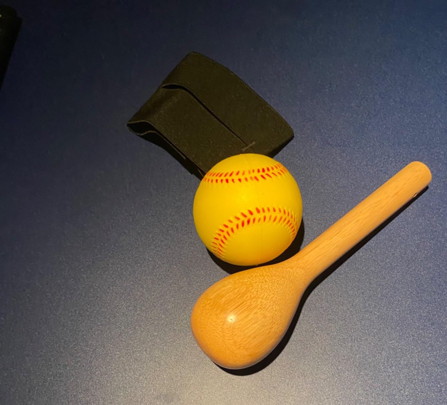 Baseball Glove Break-in kit, One Piece Structure Baseball & Softball Glove Mallet, Glove Wrap Band, Practice Ball, Baseball Mitts Shaping Hammer for Adult Youth Catchers customer photo 1