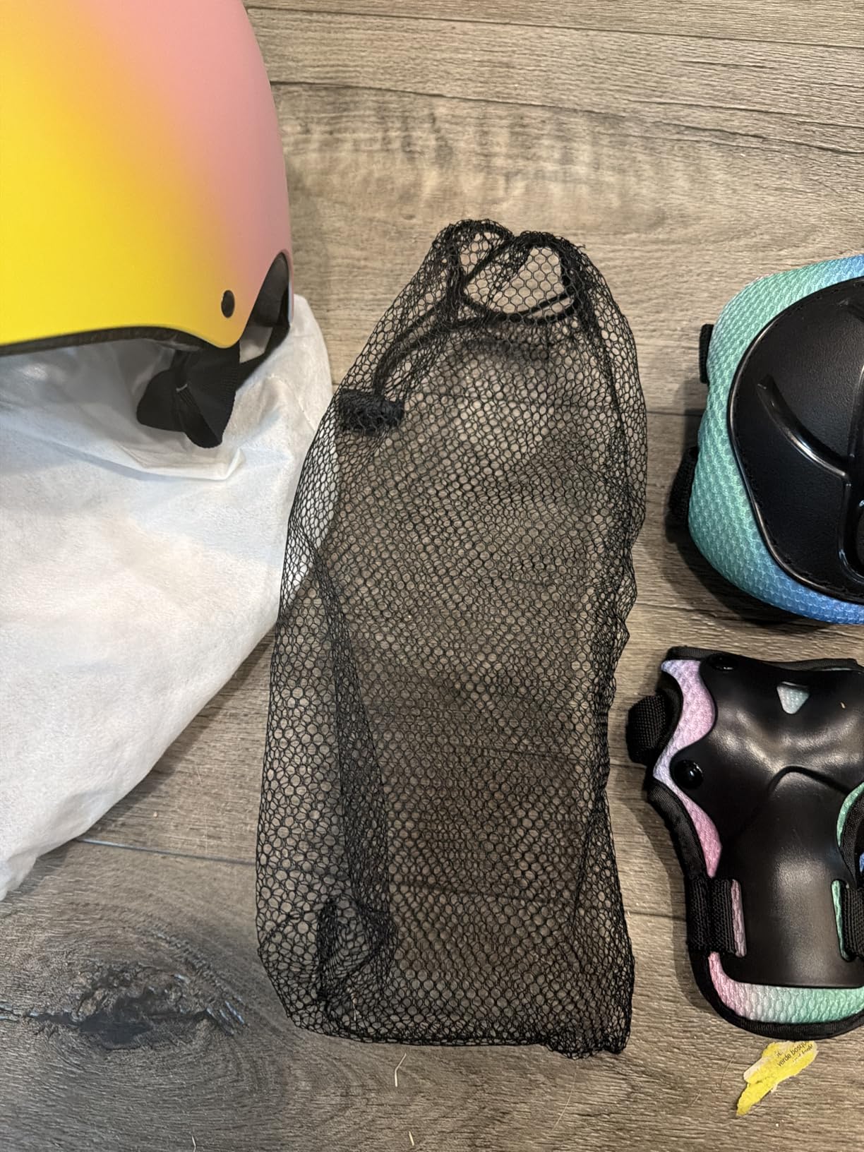 Color Gradient Adjustable Bike Helmet with Knee and Elbow Pads - Kids Toddler Boys and Girls Skateboard Helmet for Ages 3-14 | Ideal for Riding, Scooters, Inline Skating, Longboarding, Roller Skating customer photo 1